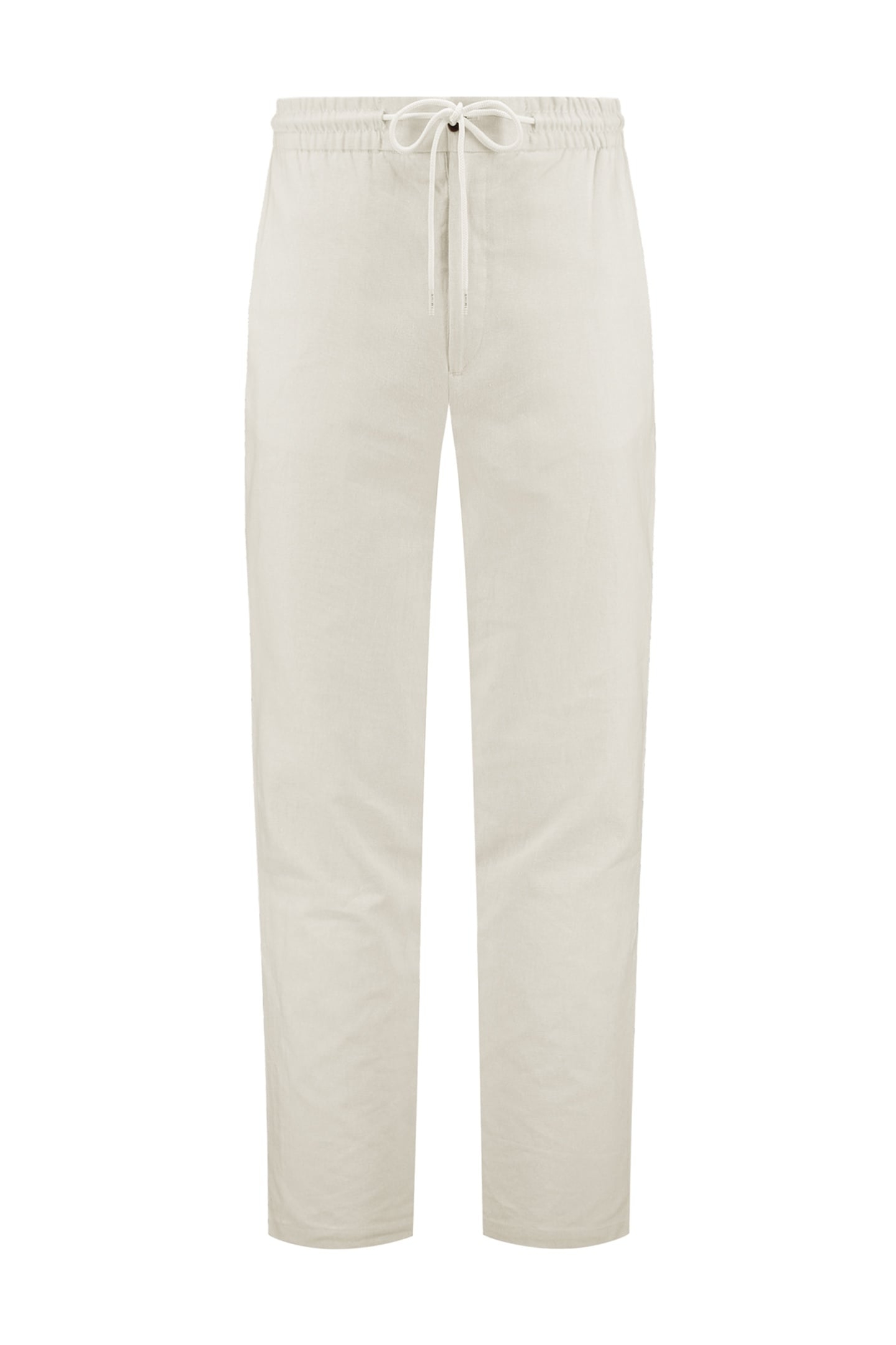 LUKE LINEN TROUSERS SOLID BEIGE 6
