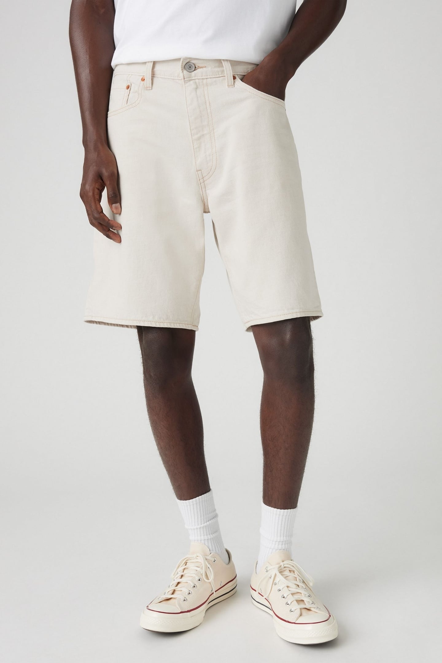 468 LOOSE SHORTS ECRU JOURNAL LTWT SHORT 1
