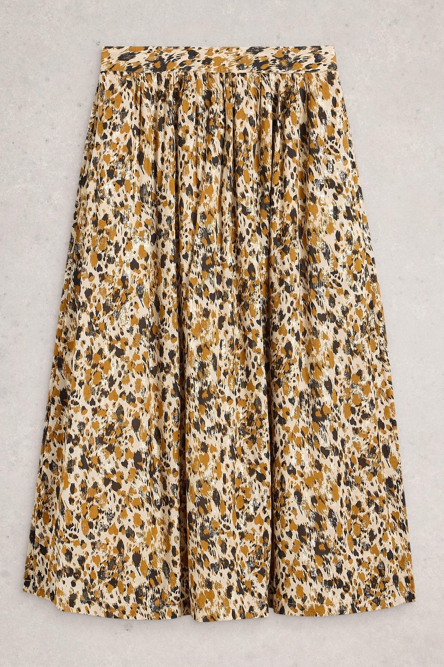 ARI METALLIC SKIRT CHARTREUSE MULTI 3