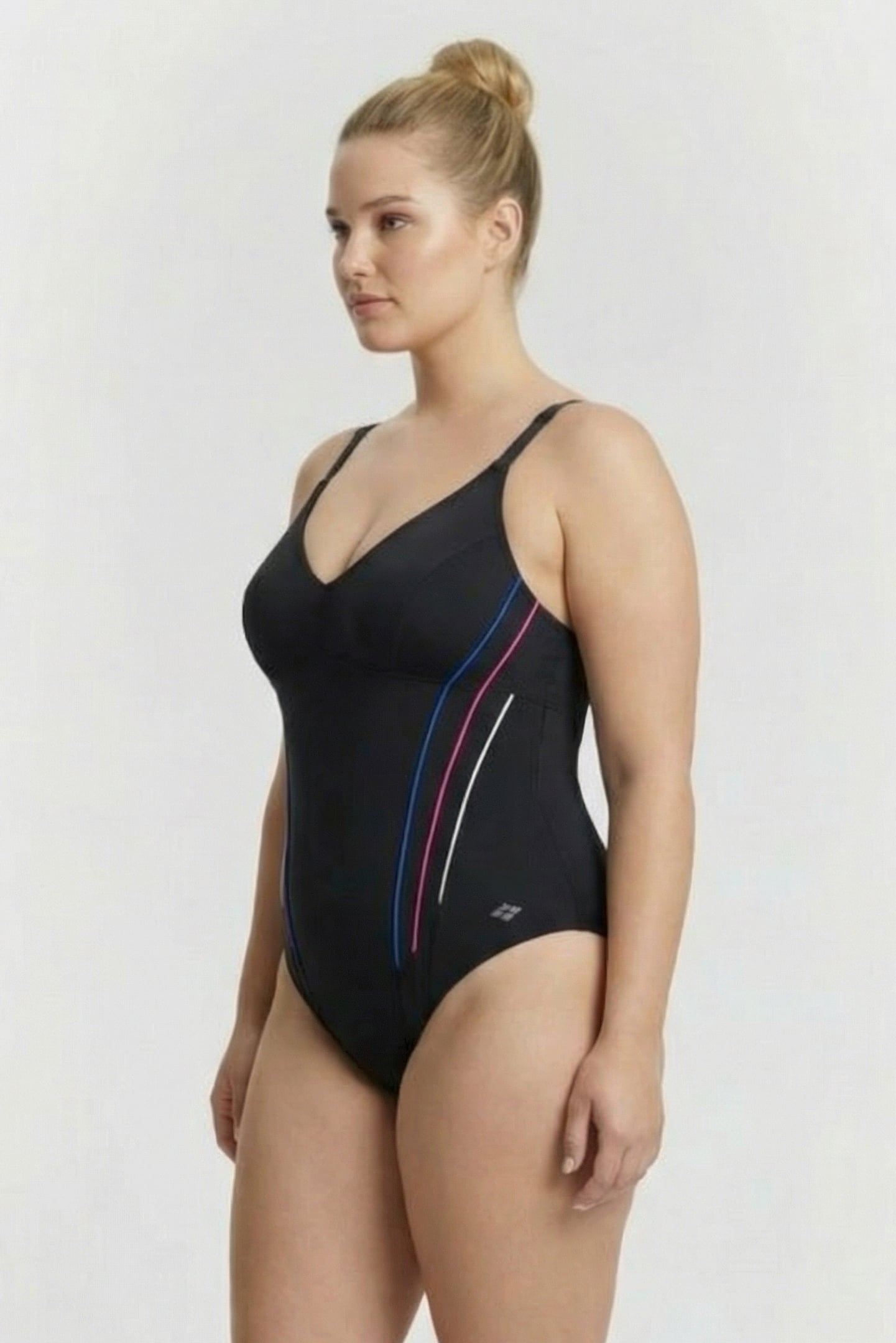 WOMEN'S BODYLIFT SWIMSUIT MARINA EYE BAC NIGHT GREY-BRIGHT B 3