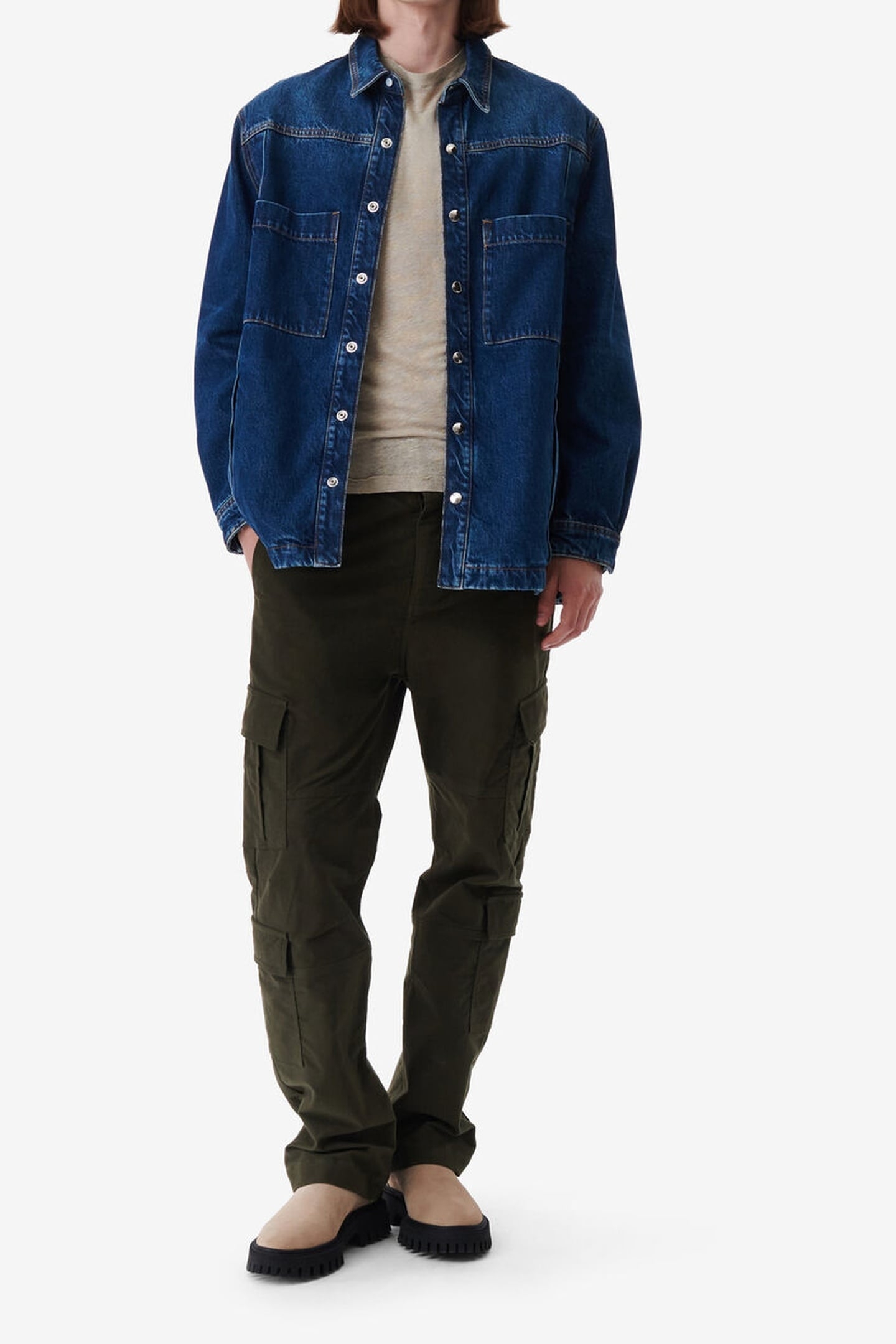 KOSSE OVERSHIRT MID BLUE 2