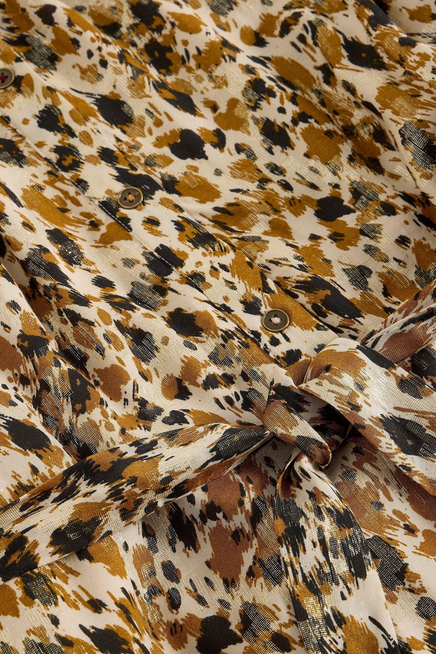 DELILAH METALLIC DRESS CHARTREUSE MULTI 5