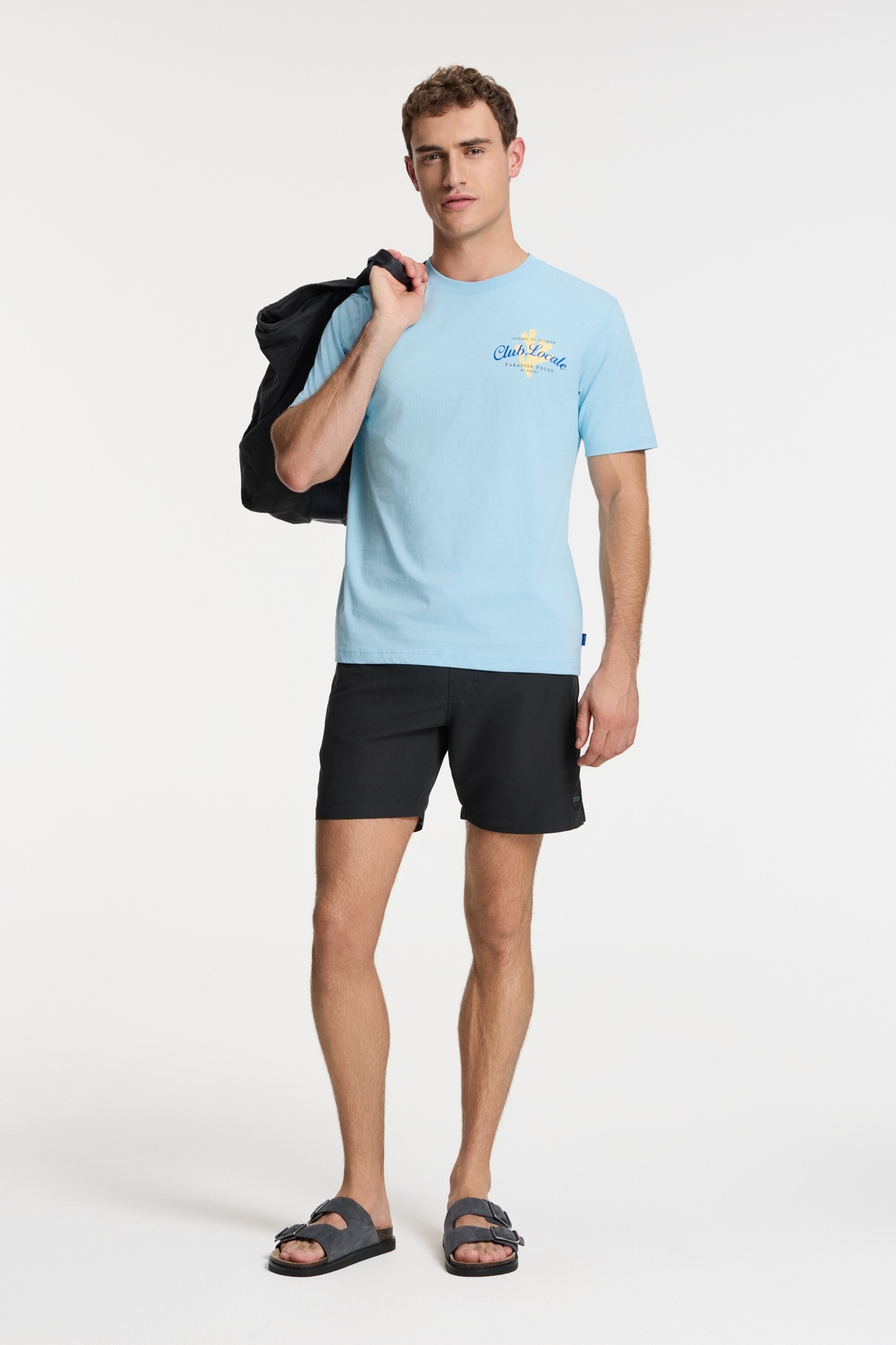 LIAM REGULAR T-SHIRT PARADISE BLUE SKY 2