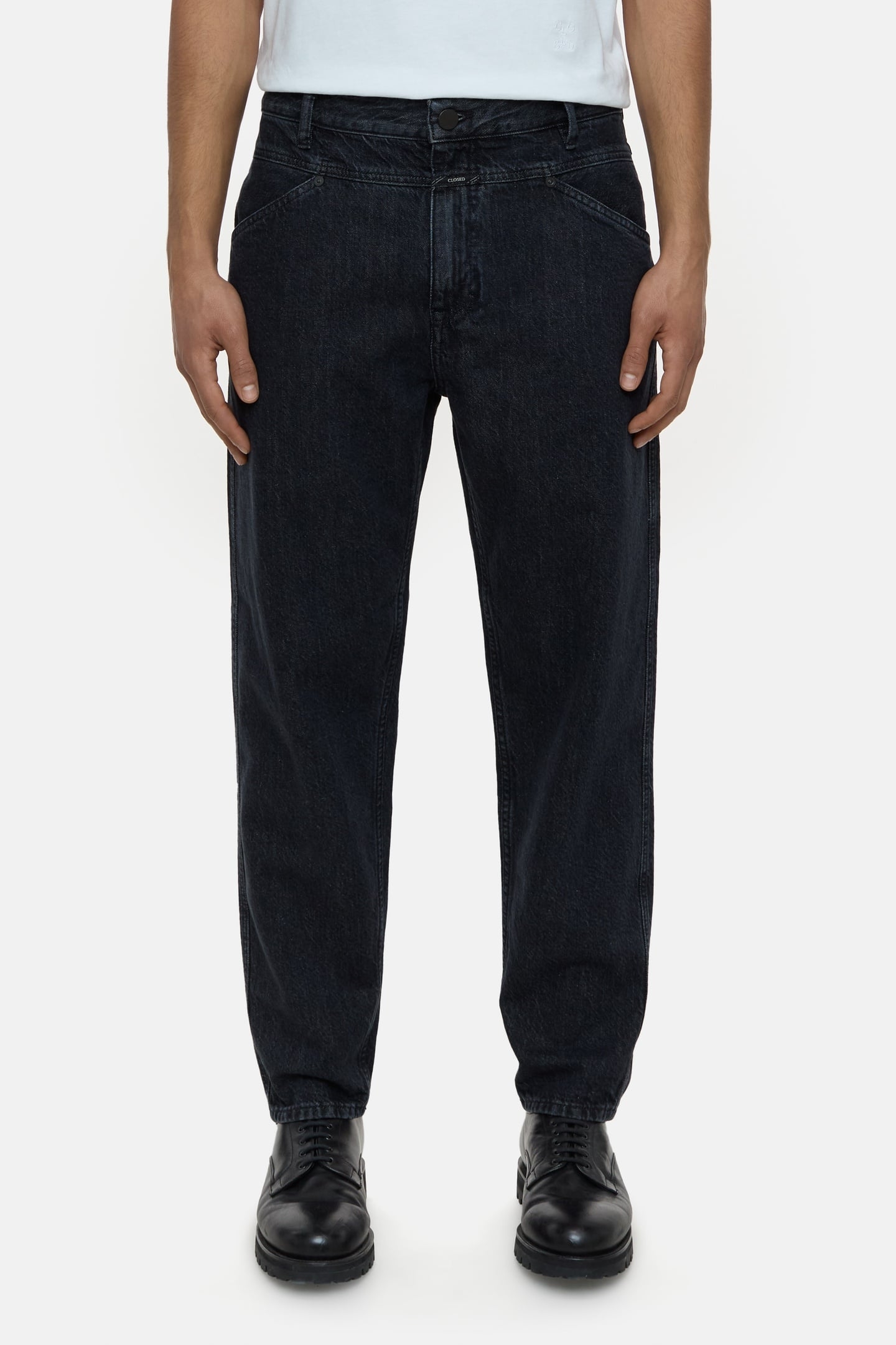 X-LENT TAPERED JEANS DARK GREY 1