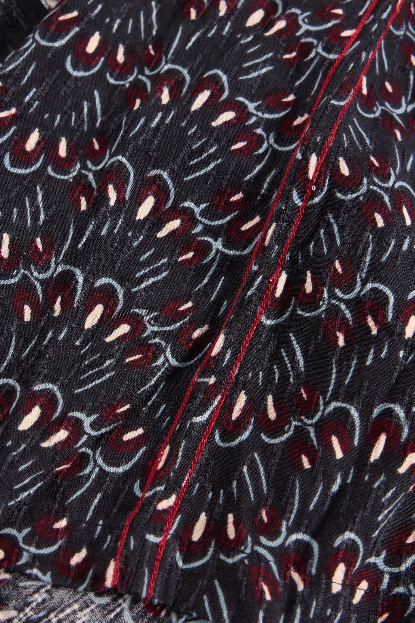 MAY MIXED PRINT TOP BLUE MULTI 4