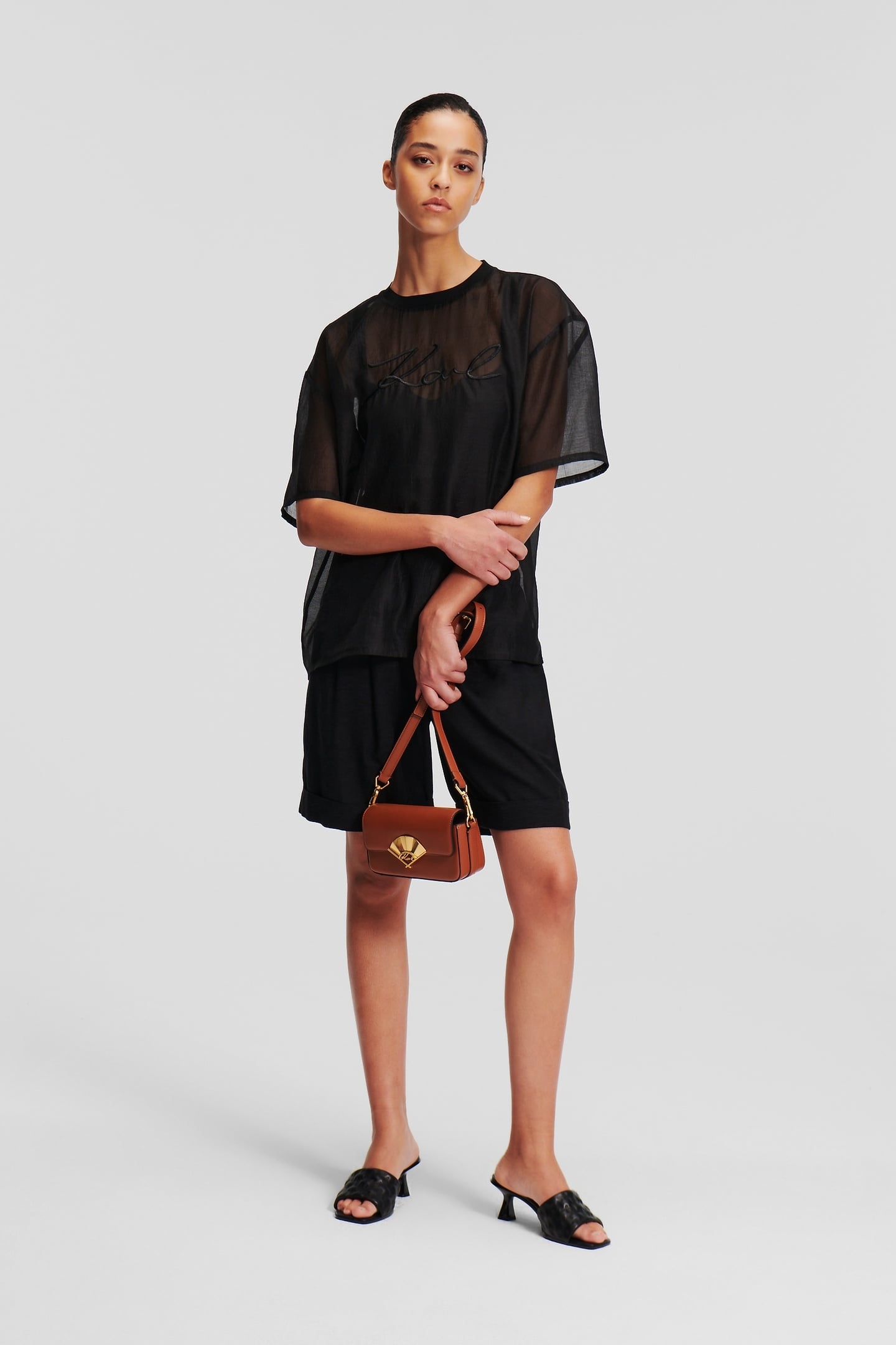 BLACK ORGANZA T-SHIRT 2