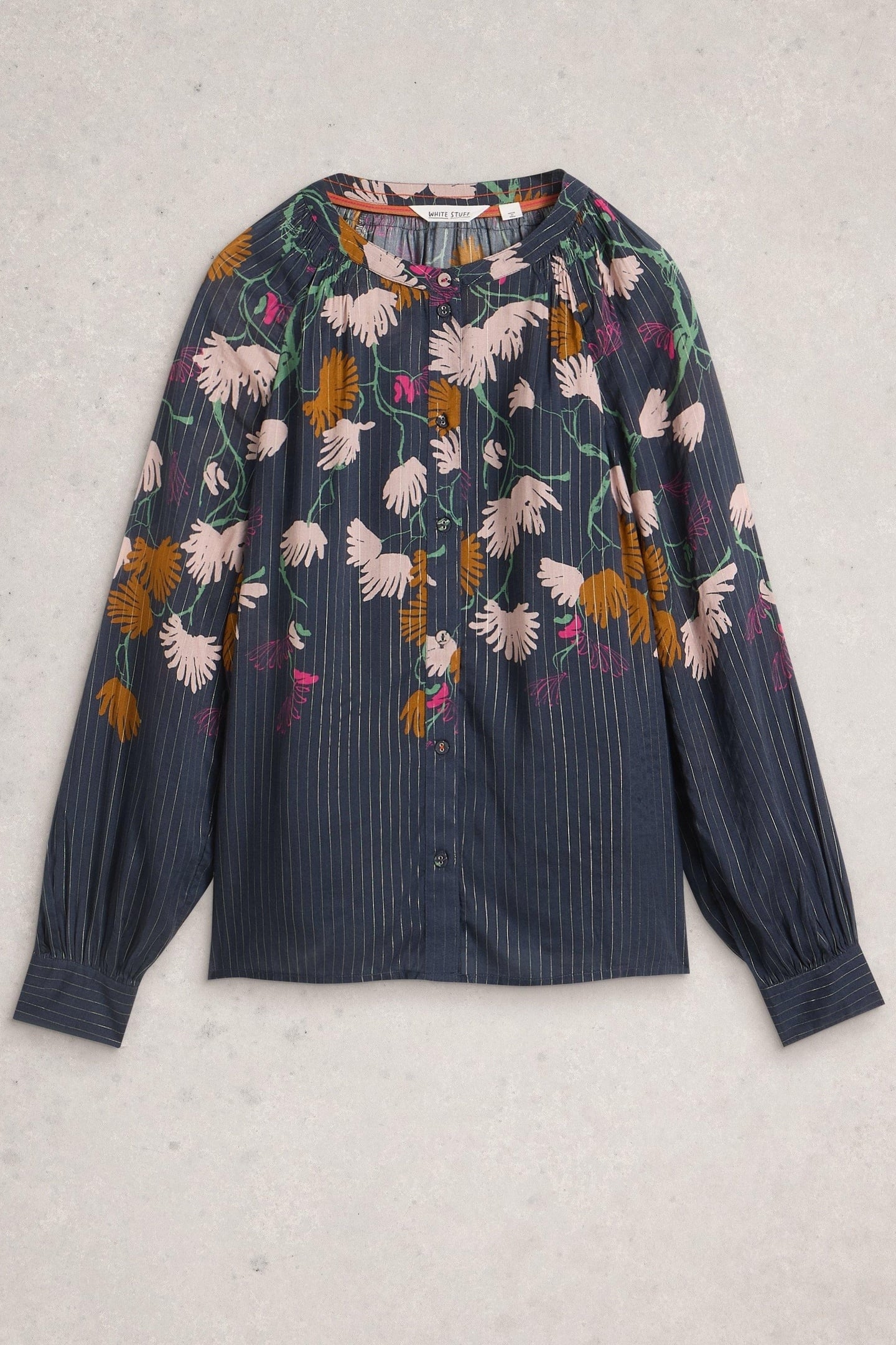 YUKI TOP NAVY MULTI 3