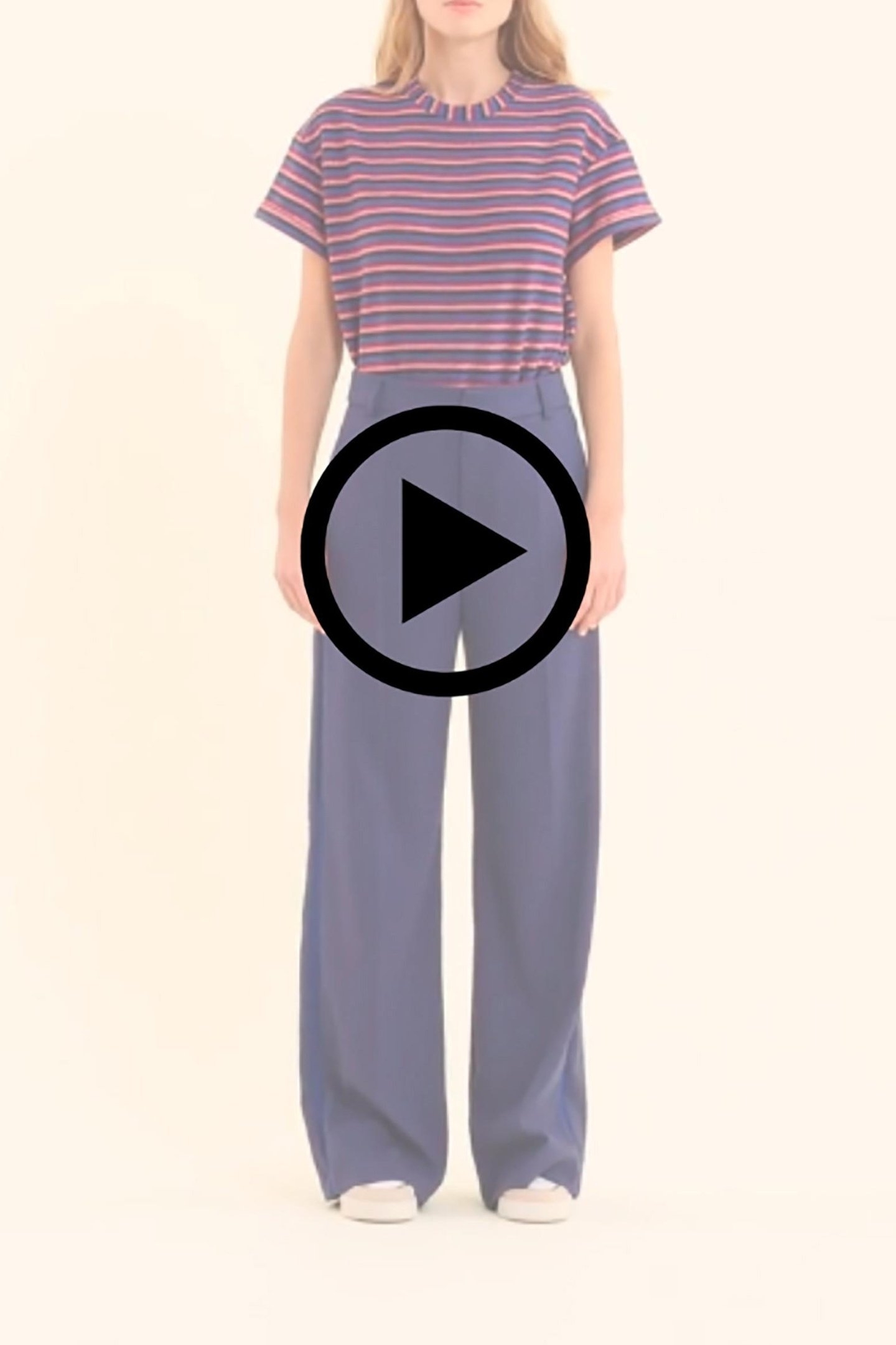 LUREX STRIPED VIOLET T-SHIRT MULTICO VIOLINE 2