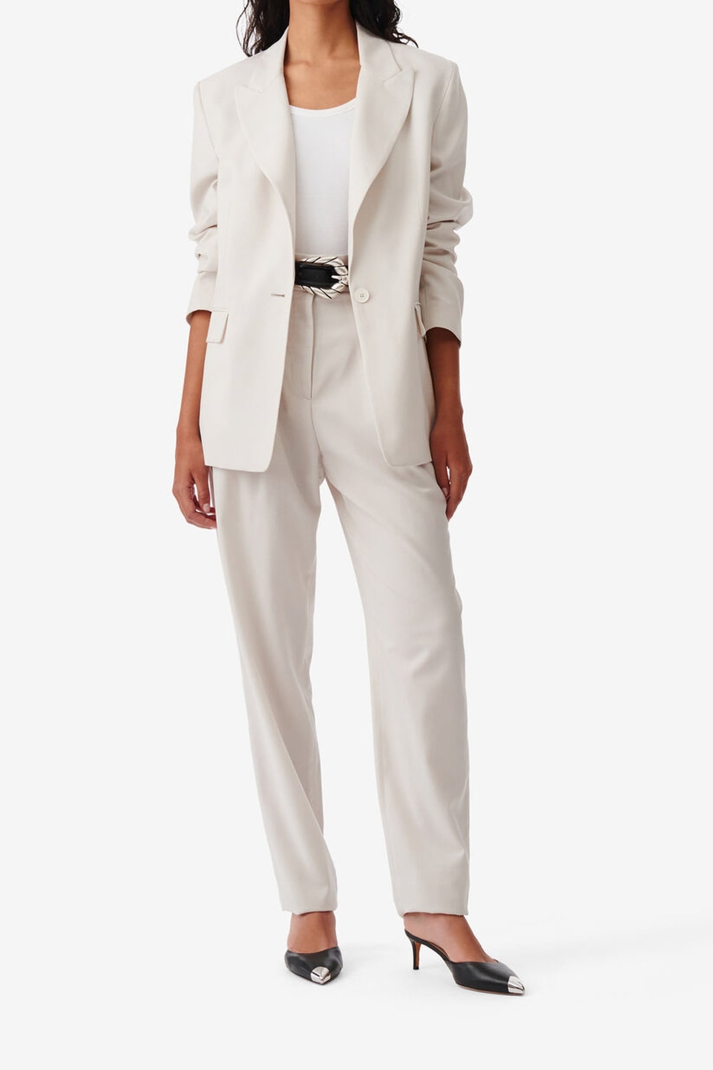 MOTEL TROUSER ECRU 1