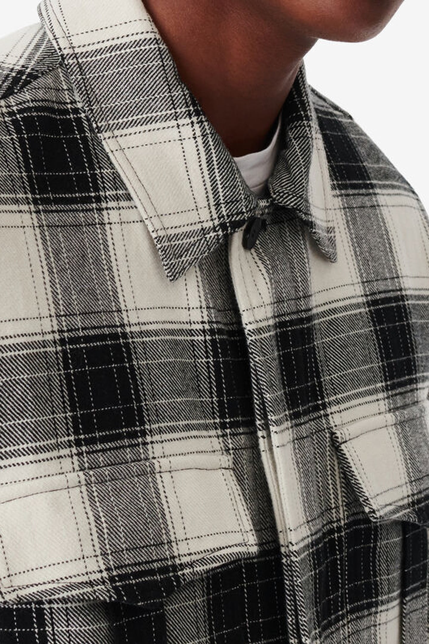 FULVIO OVERSHIRT MIXED WHITE 5