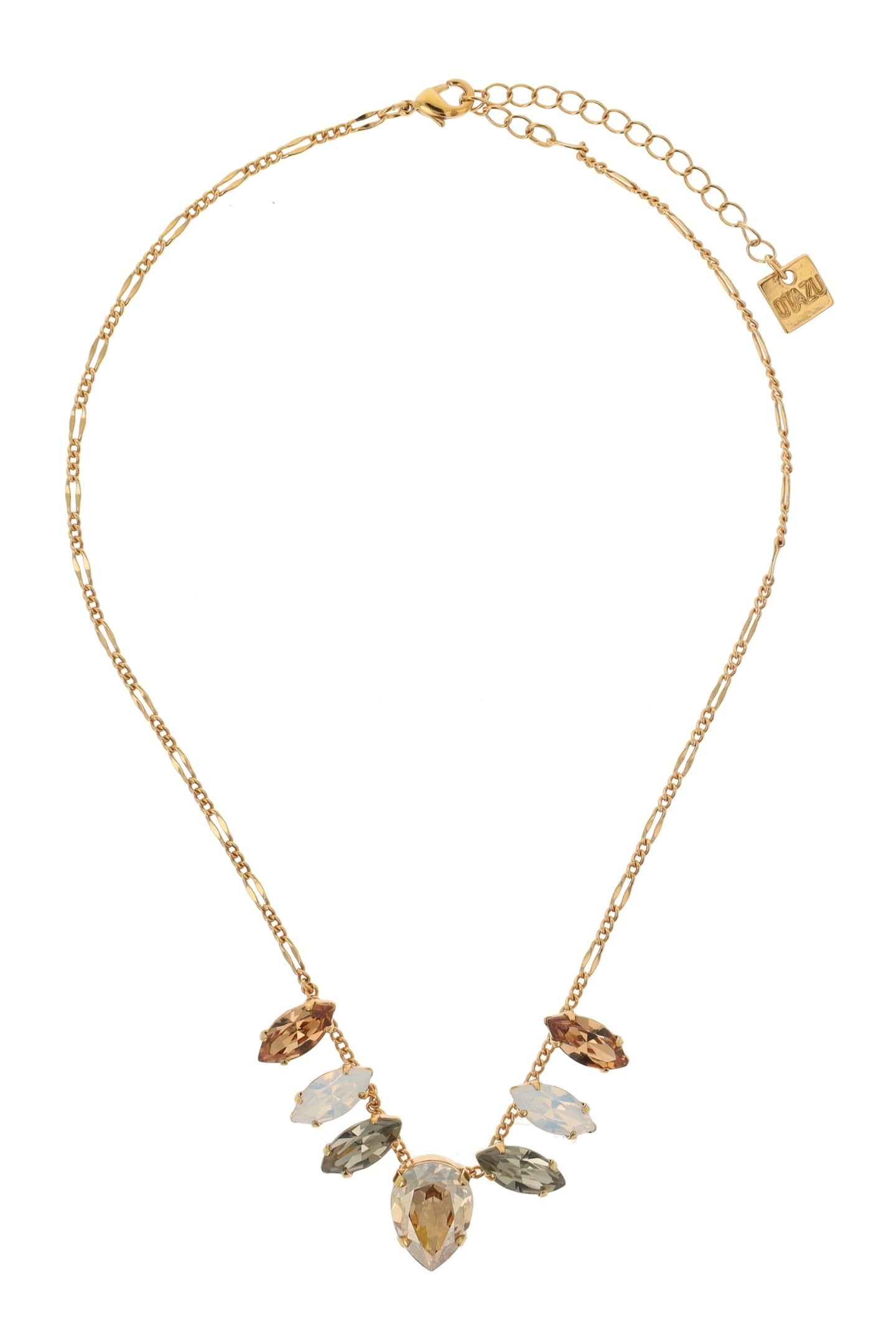 ASPEN GODDESS NECKLACE GOLD, WHITE, GREY 1