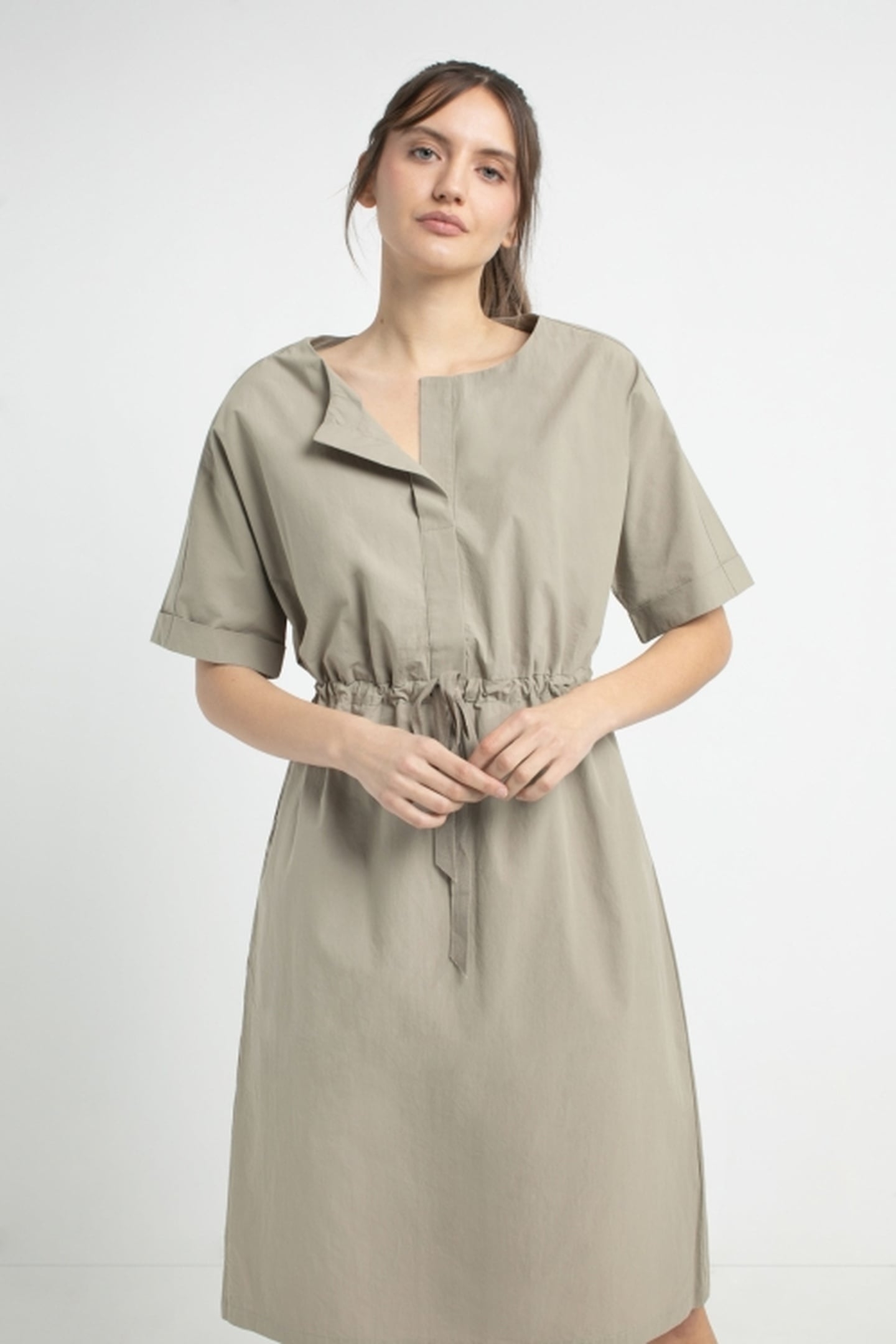 JANE DRESS LIGHT OLIVE 2