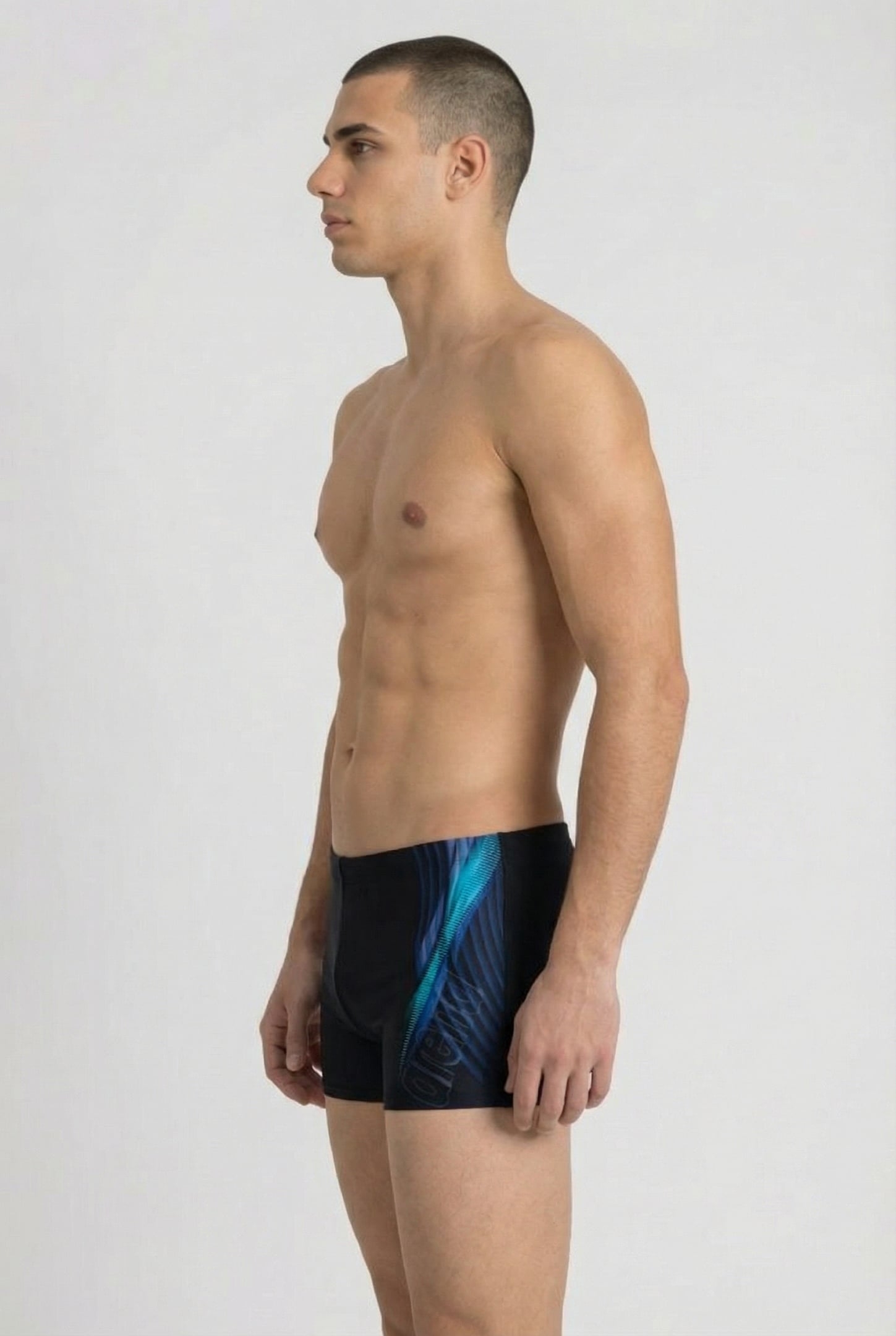 MEN'S ARENA UNDERWATER SWIM SHORT BLACK MULTI BLACK 3