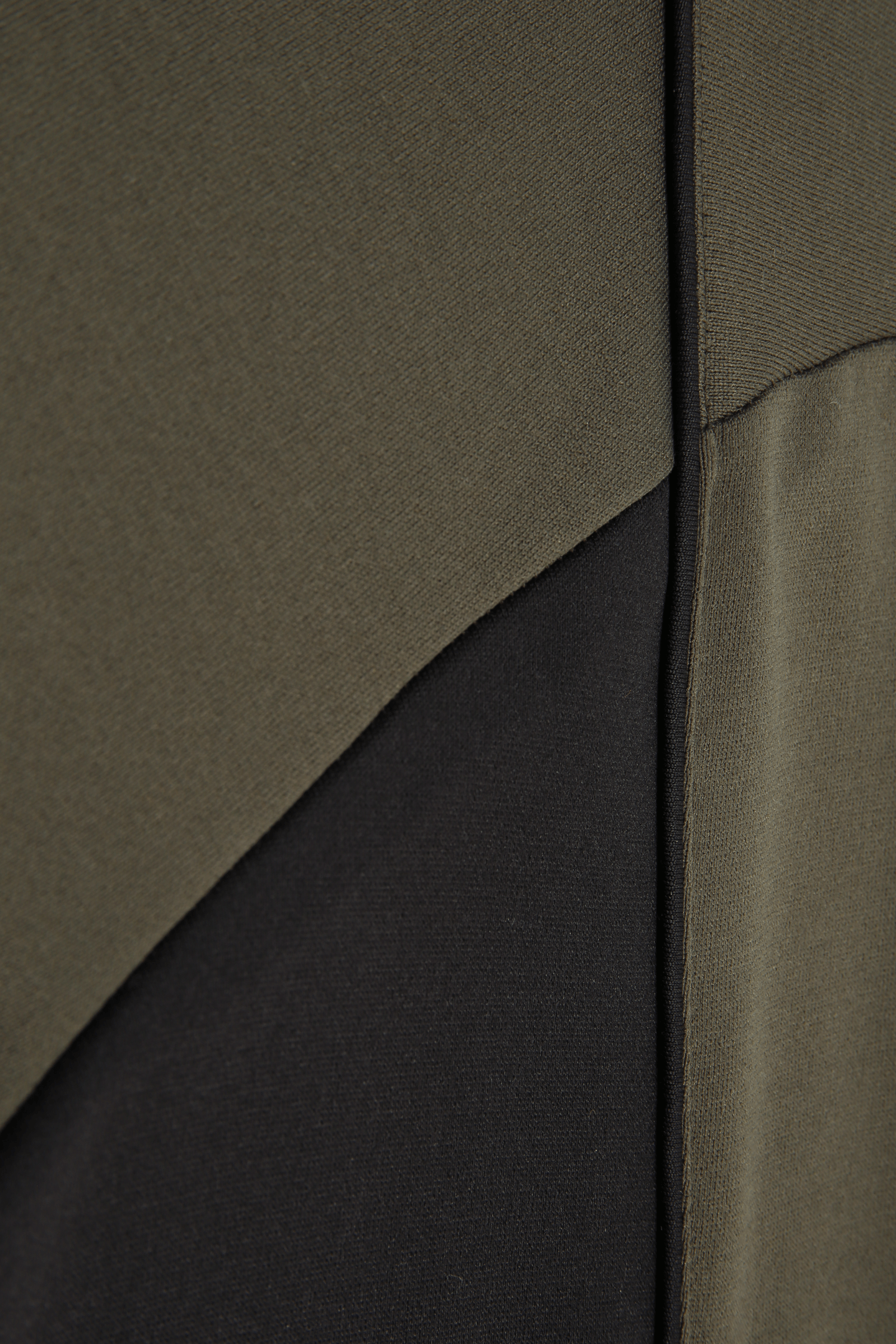 RIVOLI LOOSE BLOCKED CREWNECK SWEATSHIRT BLACK 7