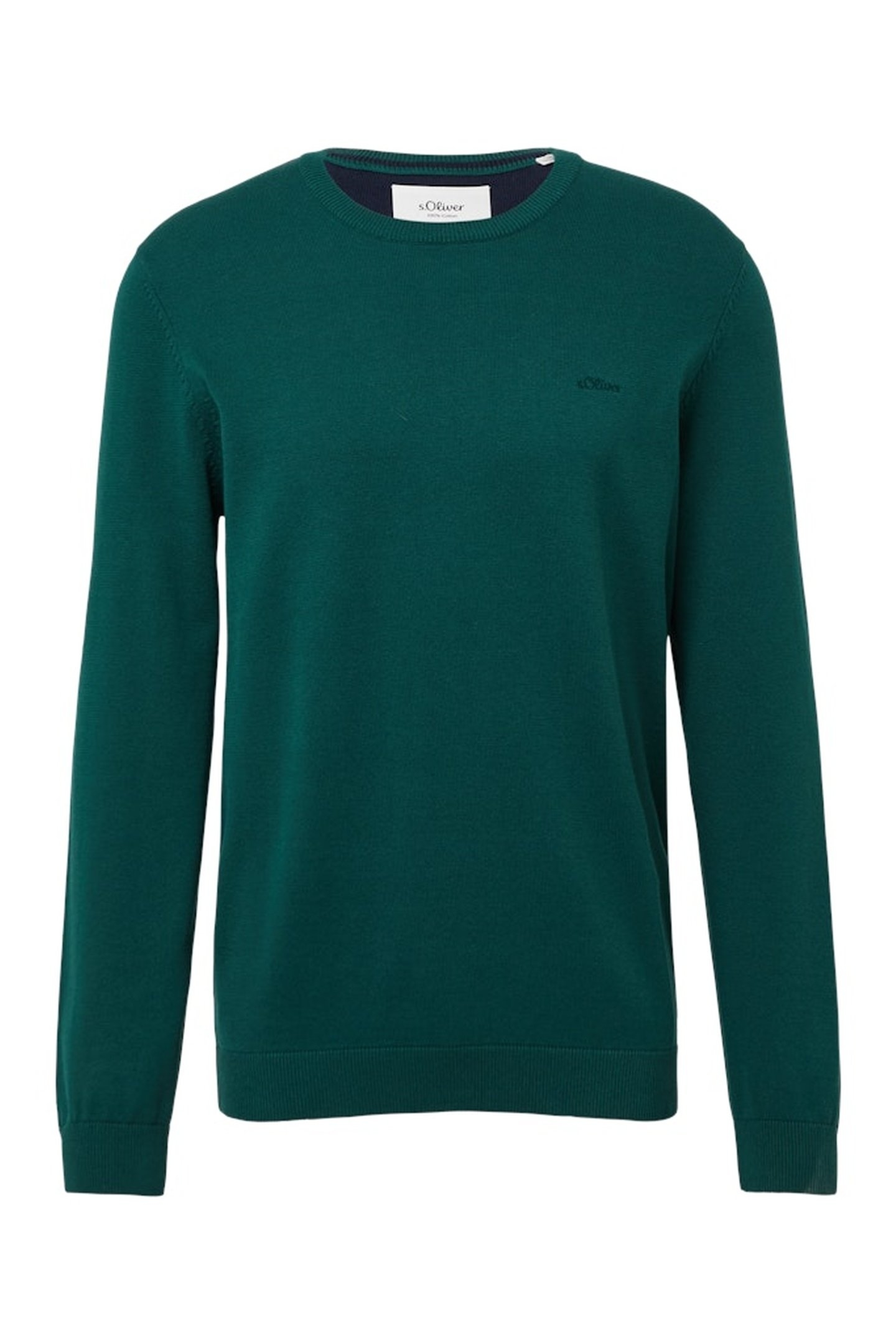 S.OLIVER PULLOVER GREEN-DARK 1