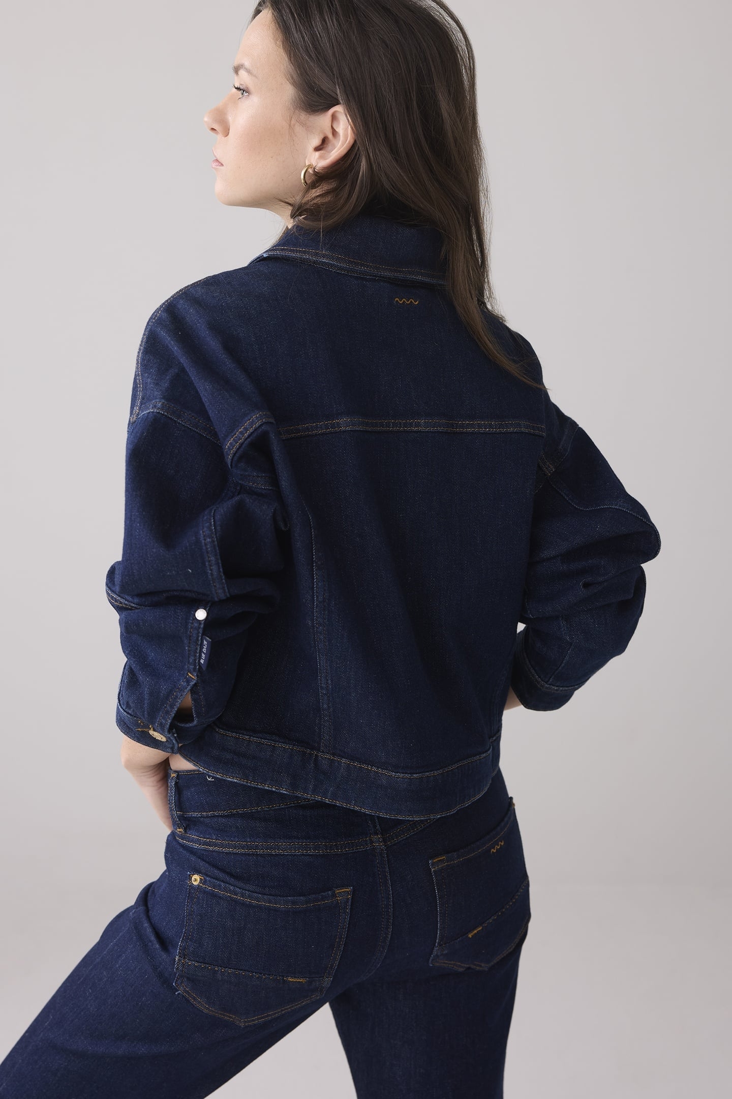 BOXY DENIM JKT TWILL COMFORT DENIM NIGHT BLUE DENIM 2