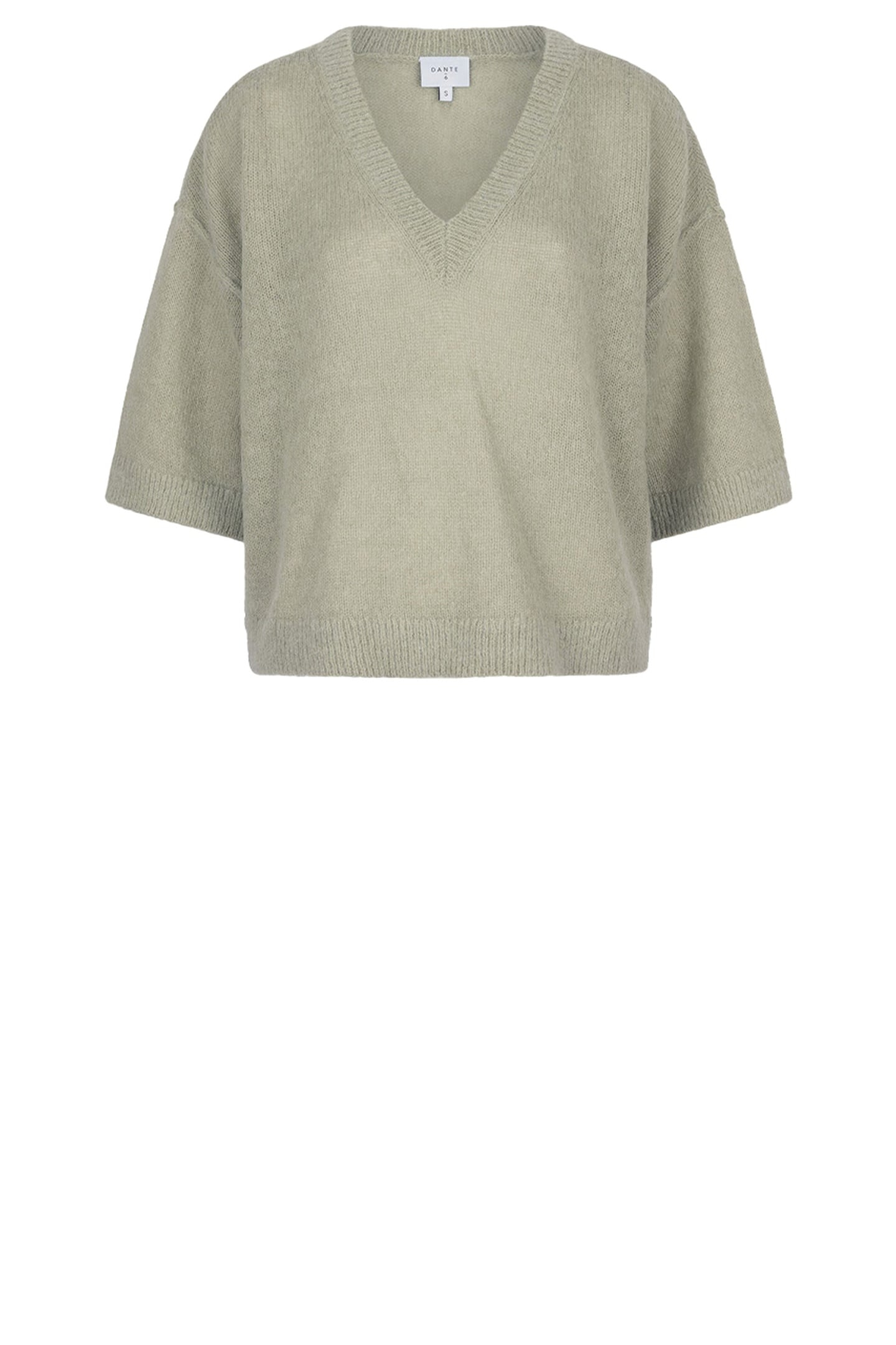 TALYA V-NECK SWEATER SUNLIT GRASS 5