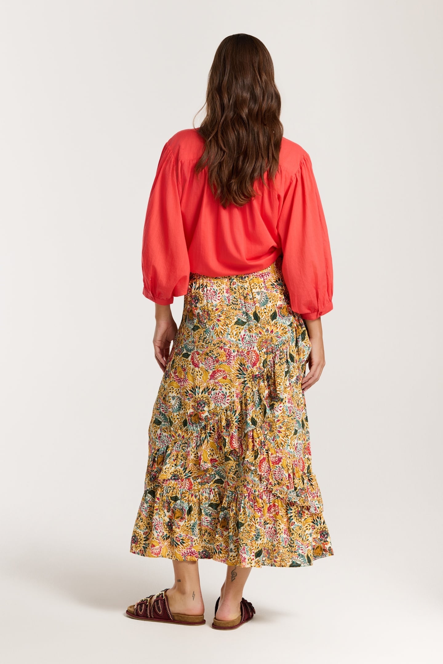 GERALDINE SKIRT PAISLEY MULTICOLOUR PAISLEY 4