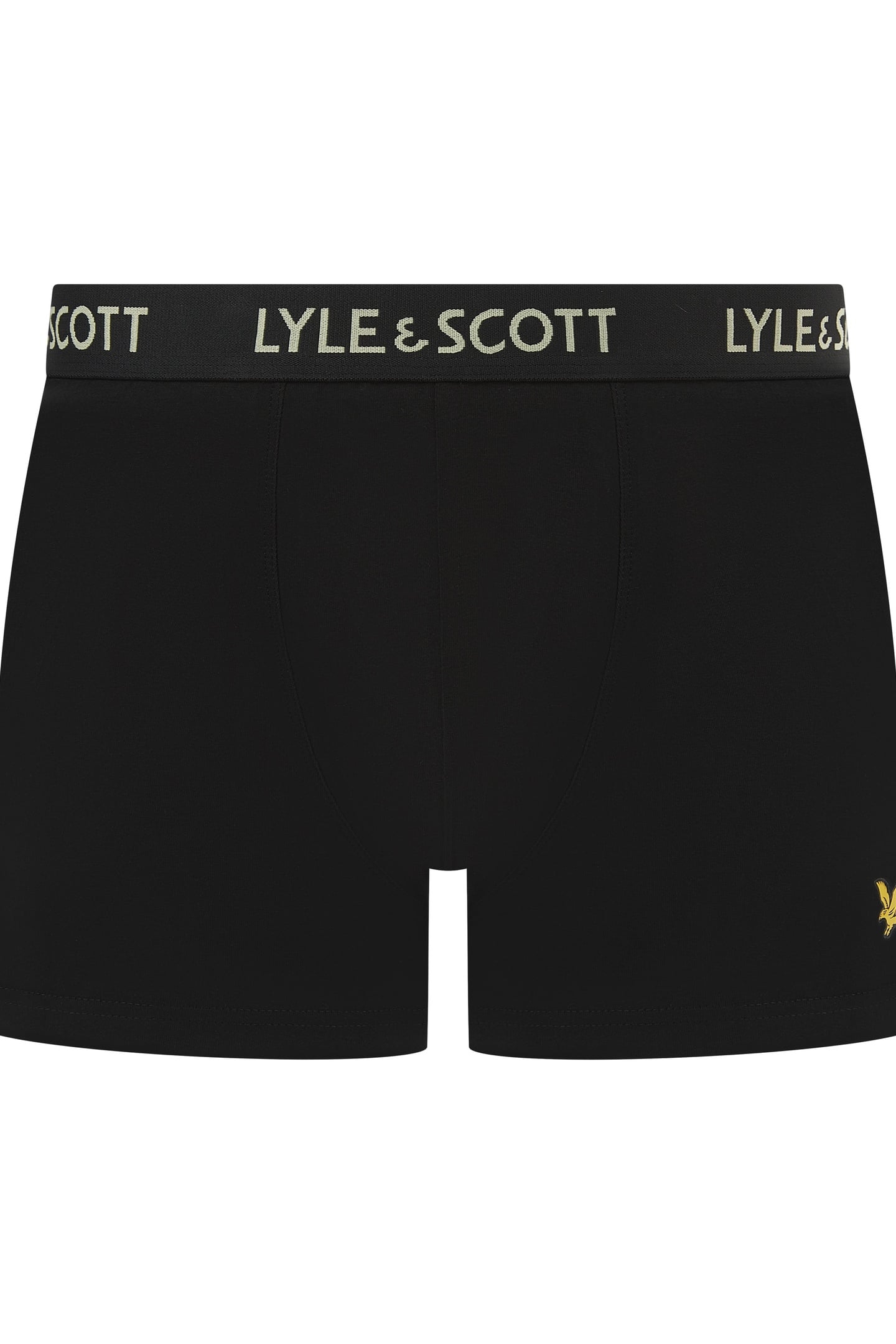 BARCLAY 3 PACK UNDERWEAR BLACK MULTI WAISTBAND TEXT 3