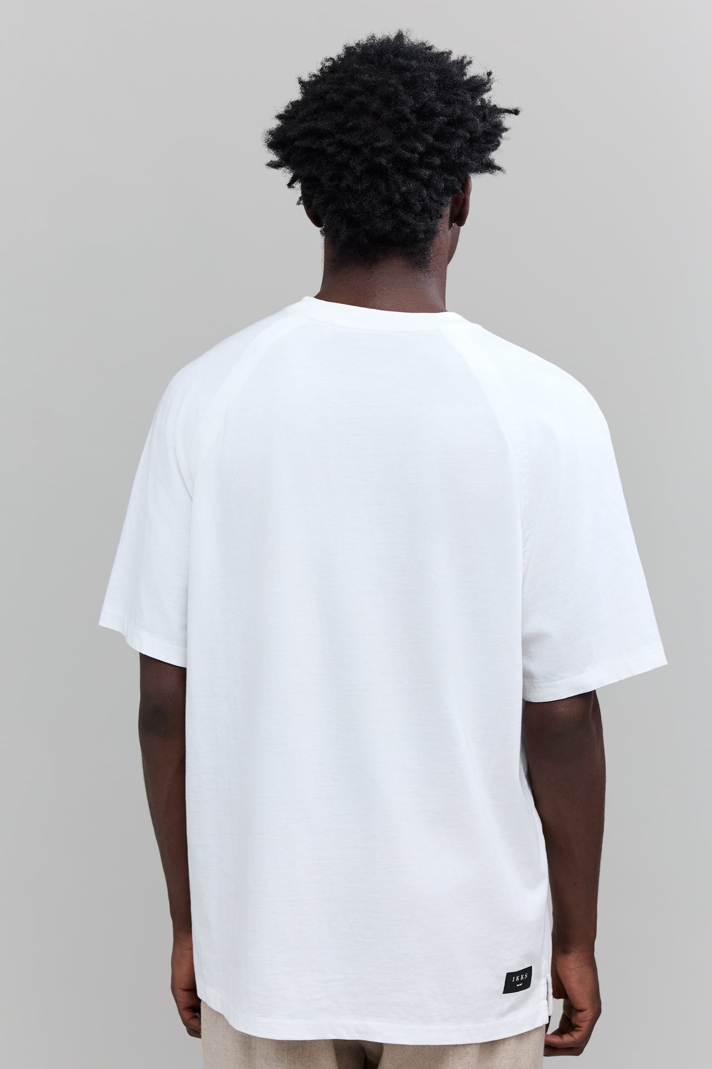 WHITE ORGANIC COTTON T-SHIRT WITH EMBROIDERED DATES 4