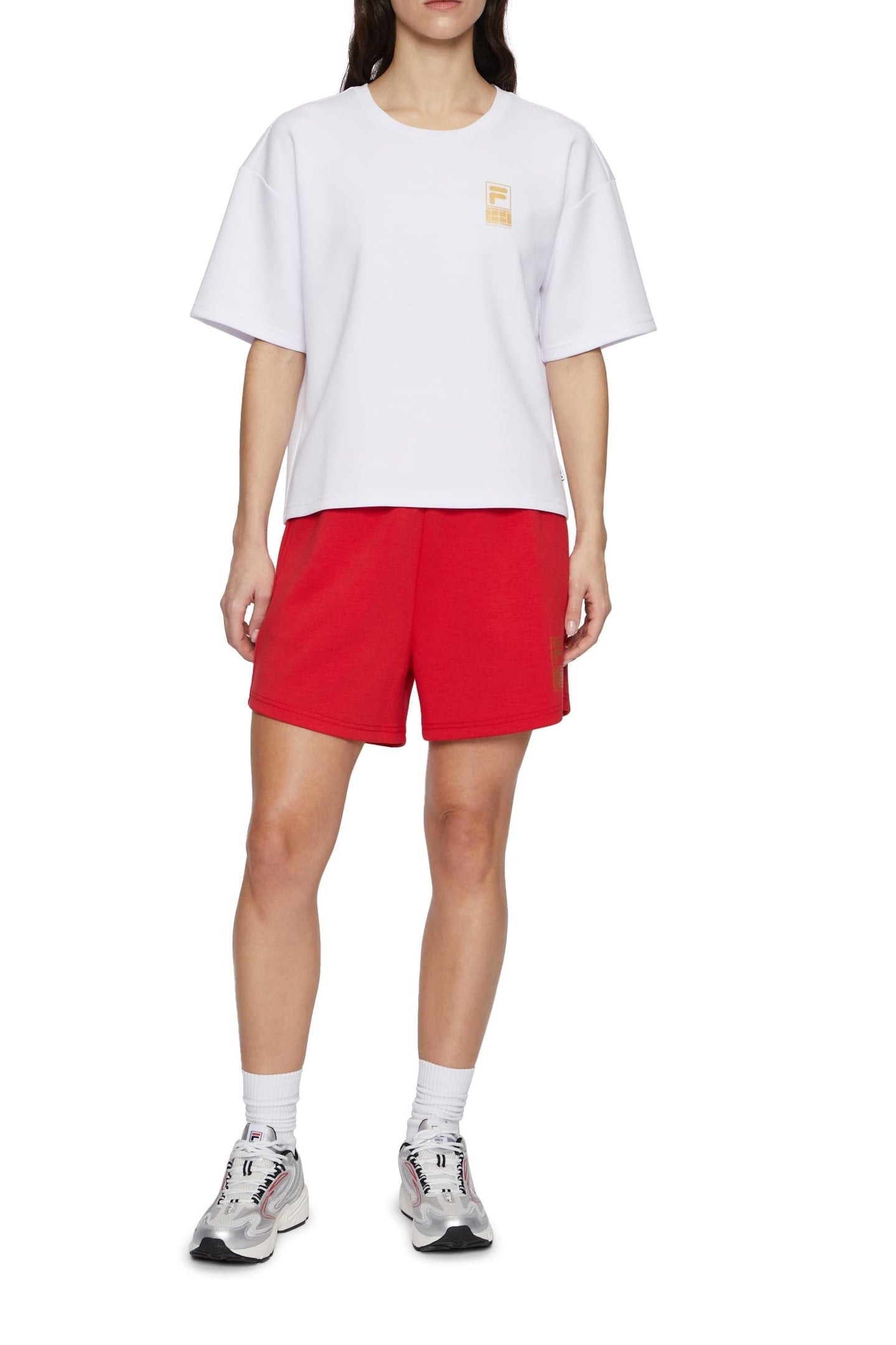 LISAKOVSK SWEAT SHORTS TRUE RED 1