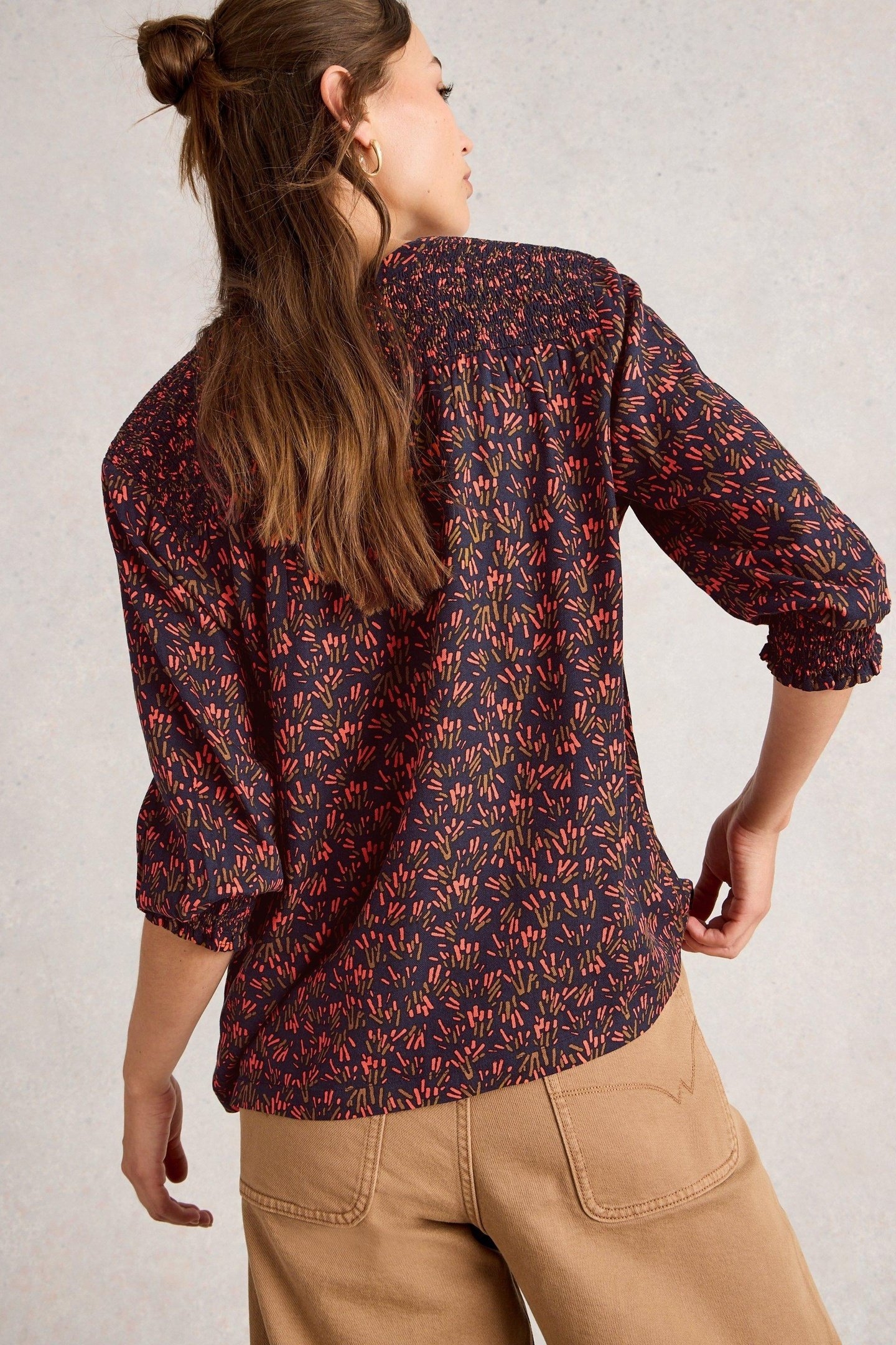 ELISA TOP NAVY MULTI 2