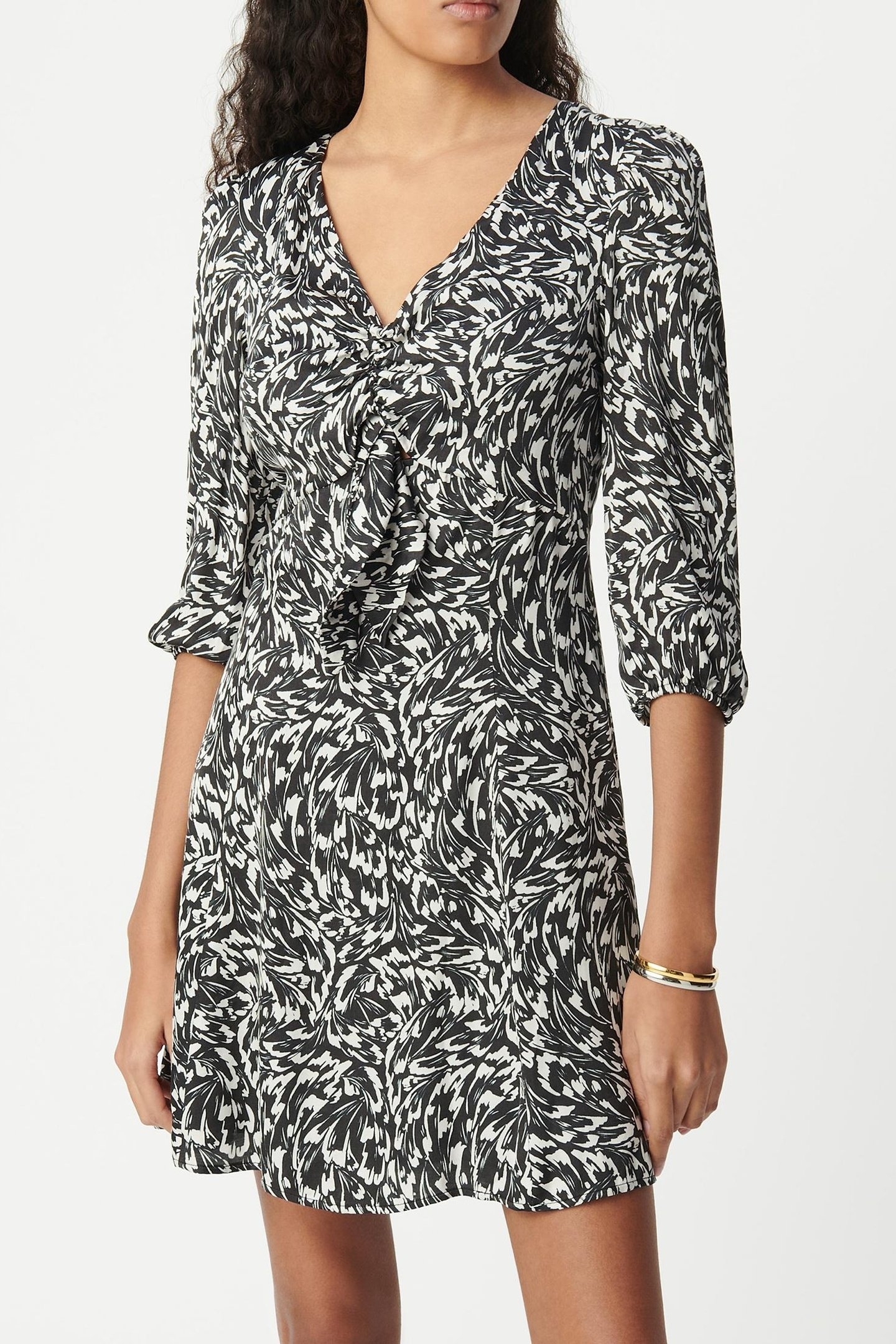 LENZING™ ECOVERO™ MINIMAL FLOWER BOW DRESS 2