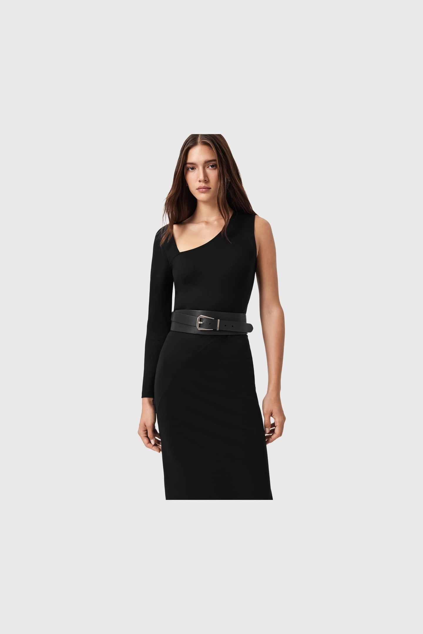 AGATHA ALCOR BELT BLACK/WARM BRASS 1
