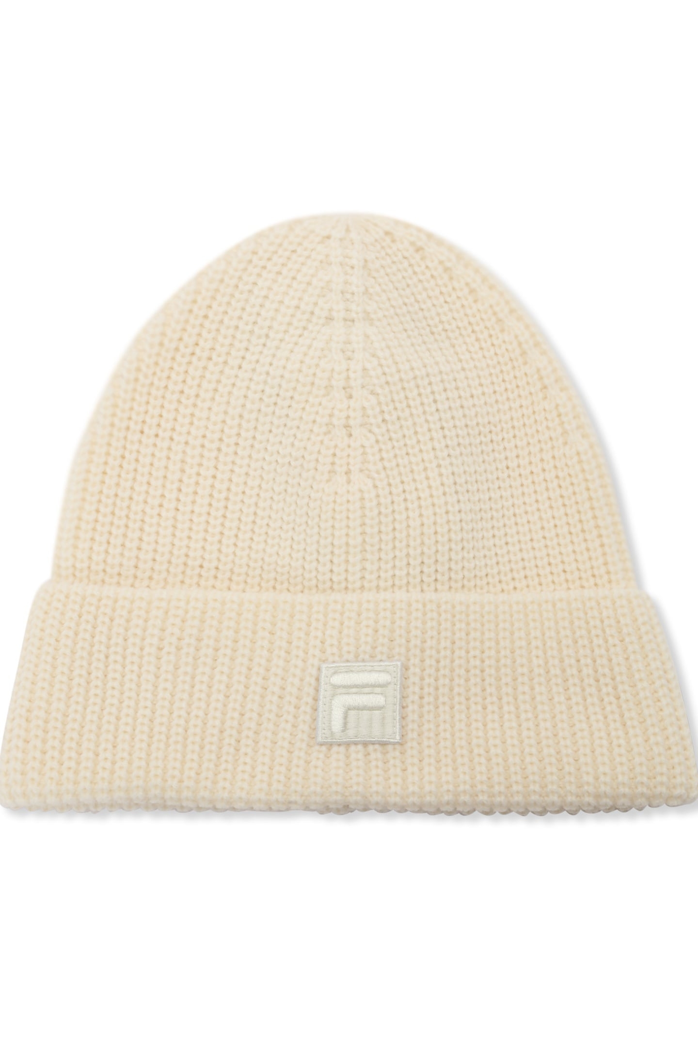 UNISEX SIMONTE HIGH TOP LOGO KNIT BEANIE EGRET 1