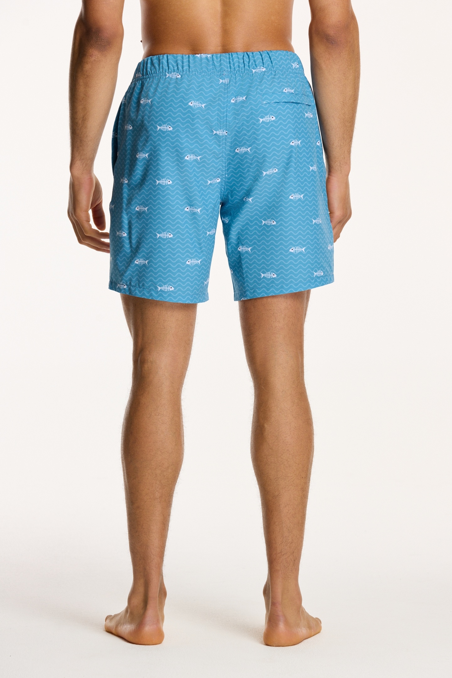 SWIM SHORTS FISH BONE CANADIAN BLUE 3