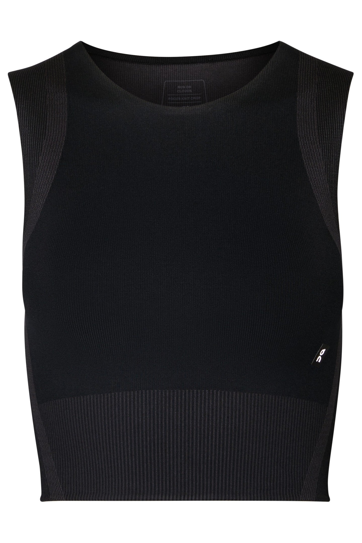 STUDIO KNIT CROP 1 W BLACK | ECLIPSE 7