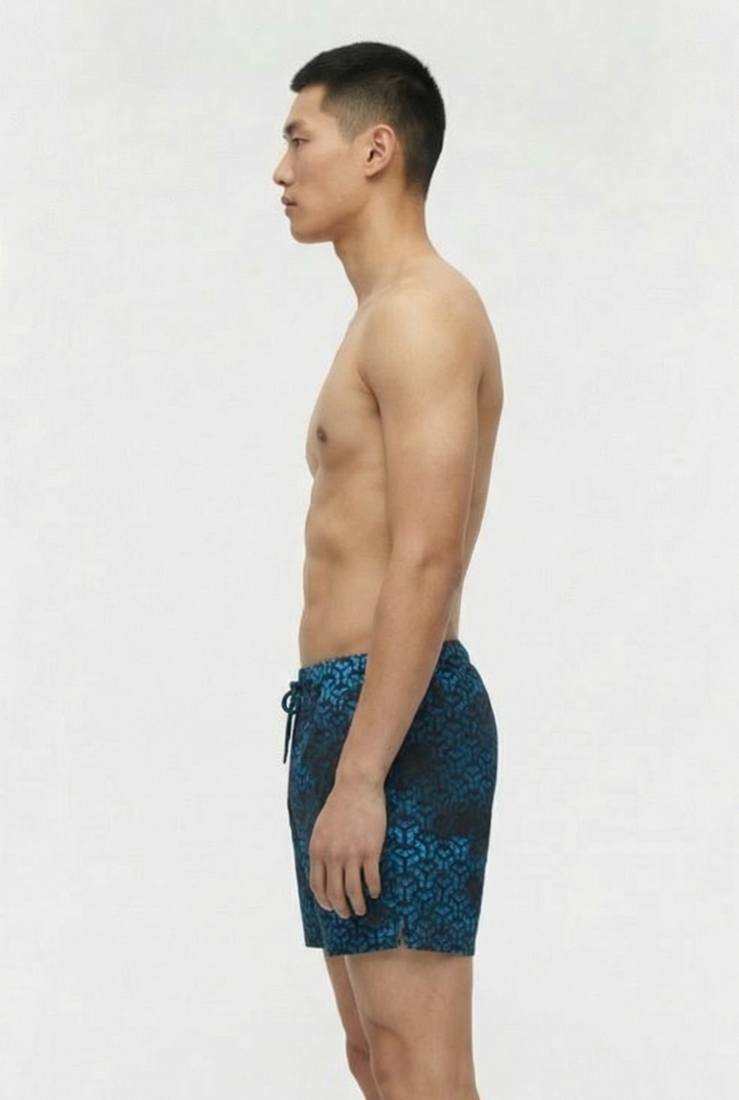 MEN'S ARENA EVO BEACH BOXER AO BLACK-TURQUOISE MULTI 3