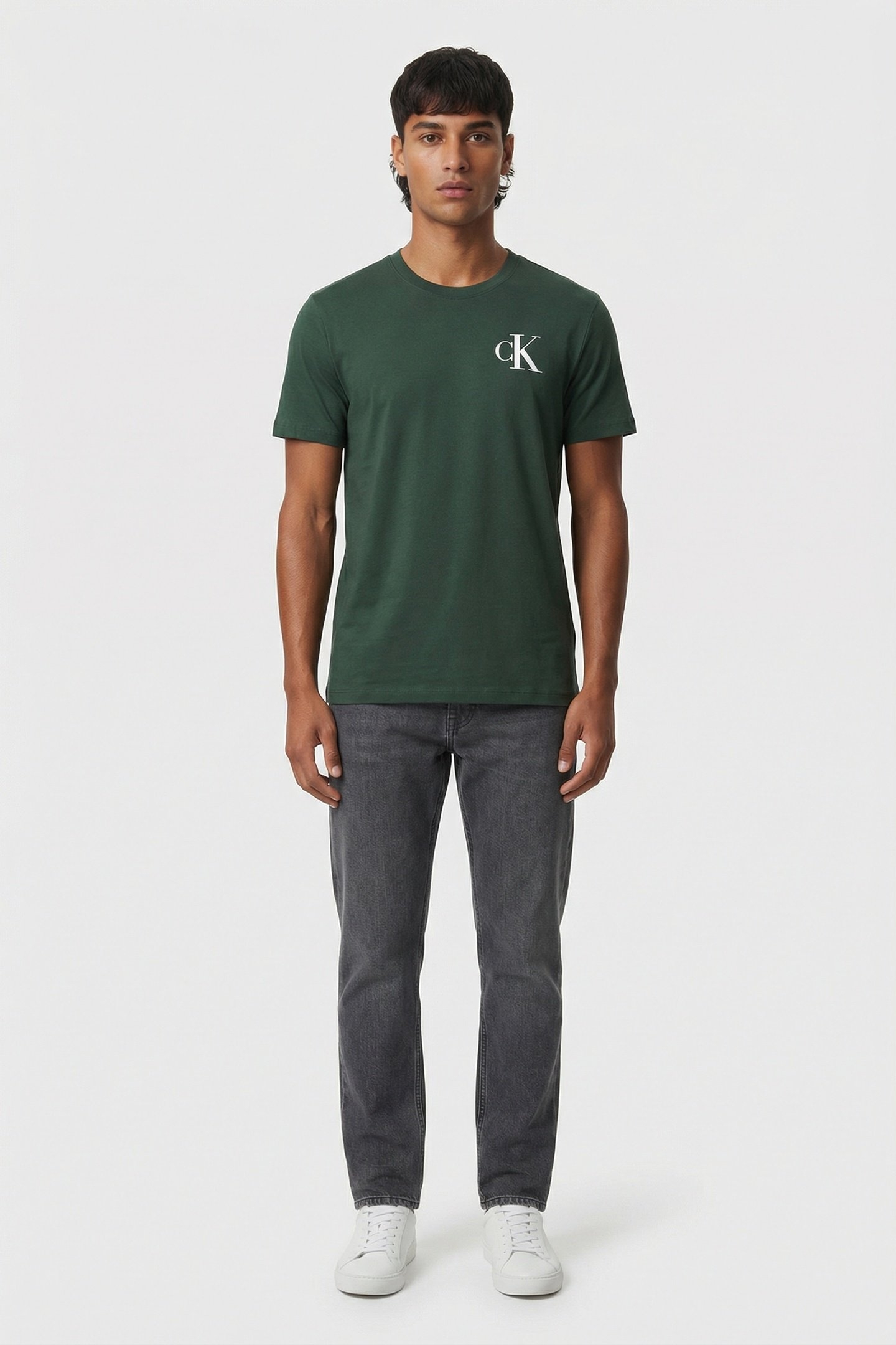 SS LEFT CHEST LOGO TEE SYCAMORE 1