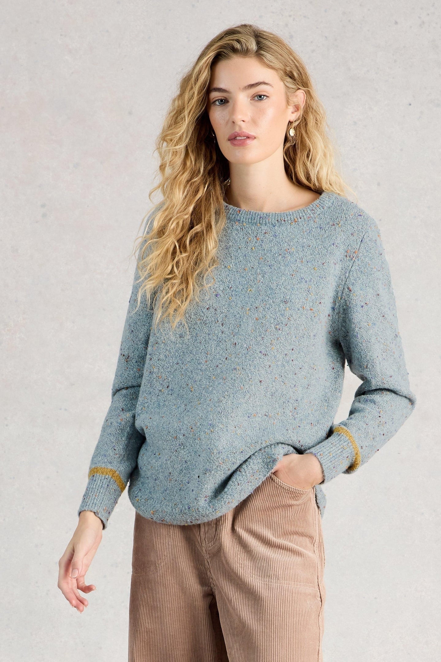 TALIA NEP JUMPER DUSTY GREEN 1