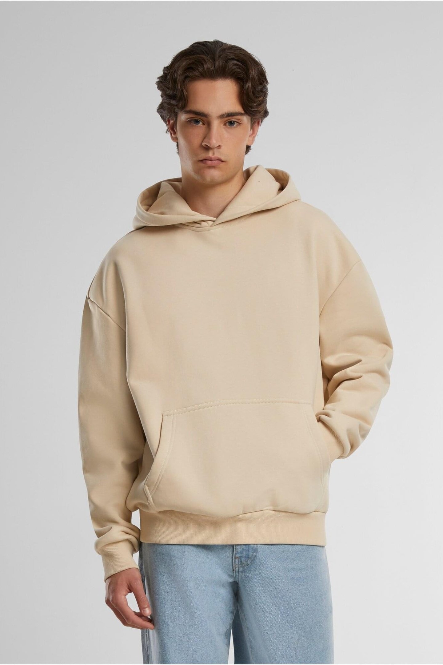 ULTRA HEAVY OVERSIZED HOODY SAND 1