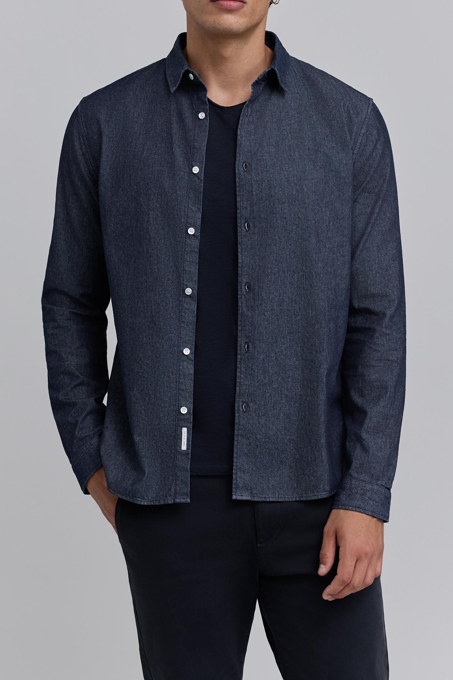 RAW DENIM WATERLESS REGULAR SHIRT 1