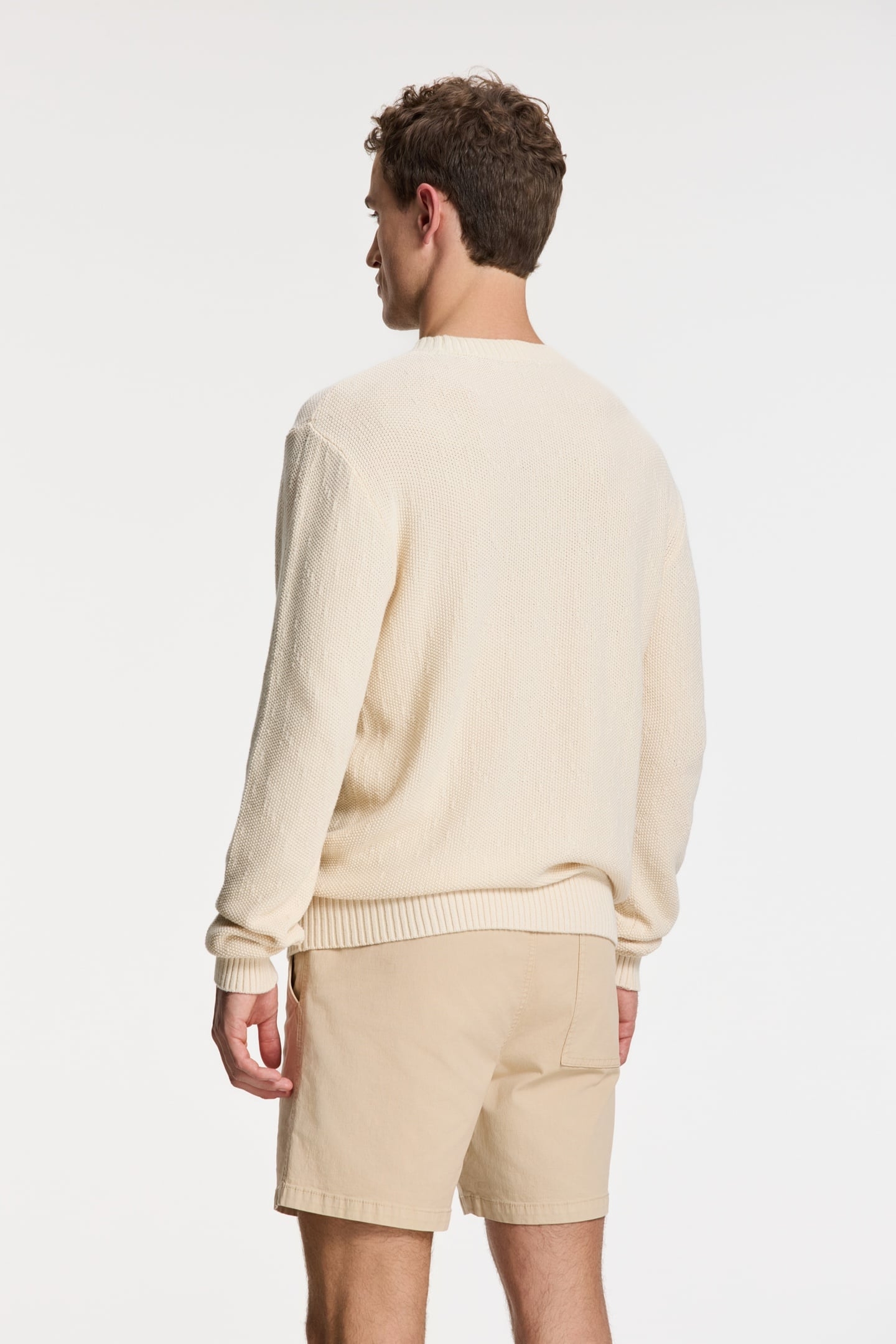 PALMER PULLOVER SOLID BEIGE 4