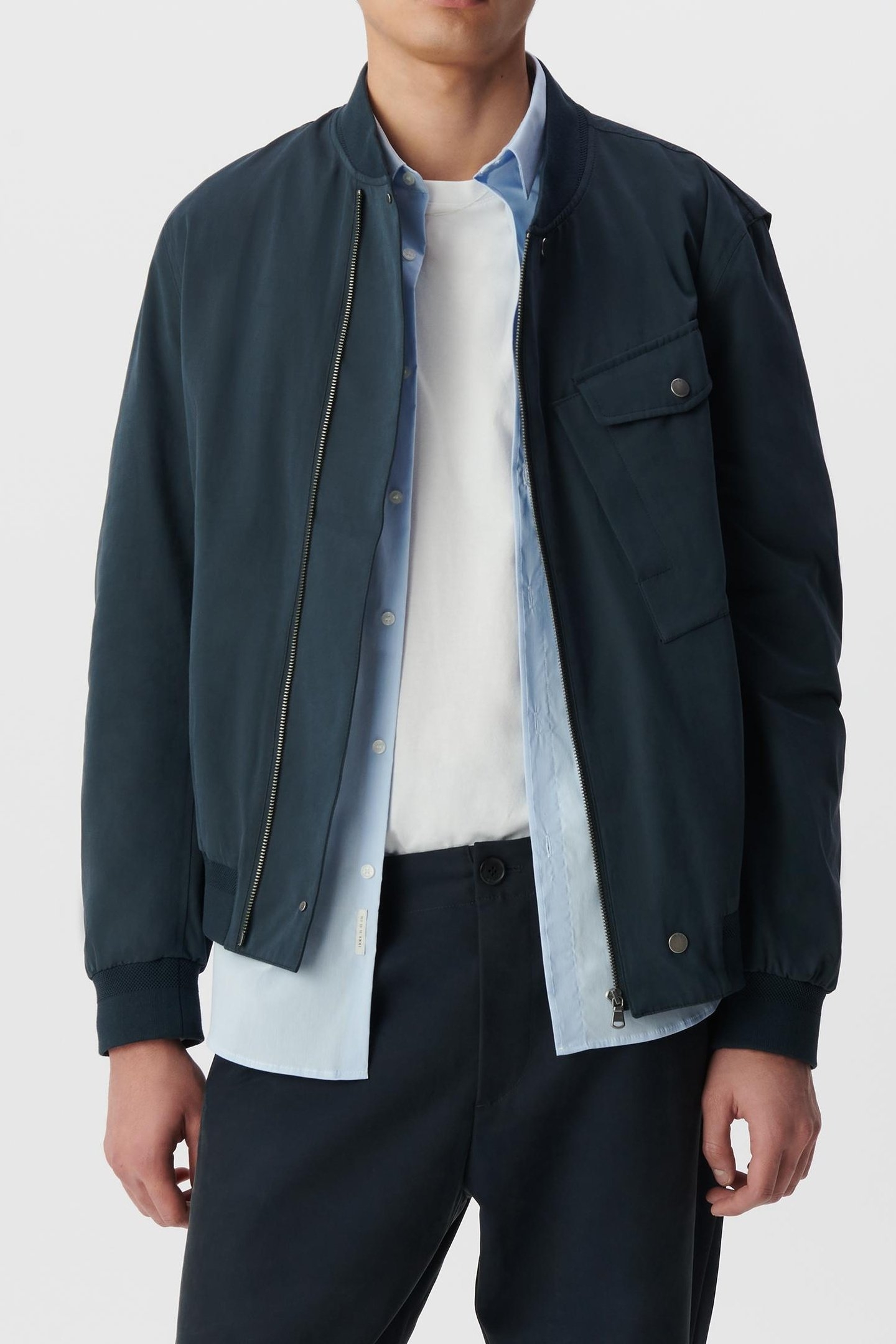 INK SOFT NYLON BOMBER JACKET 2