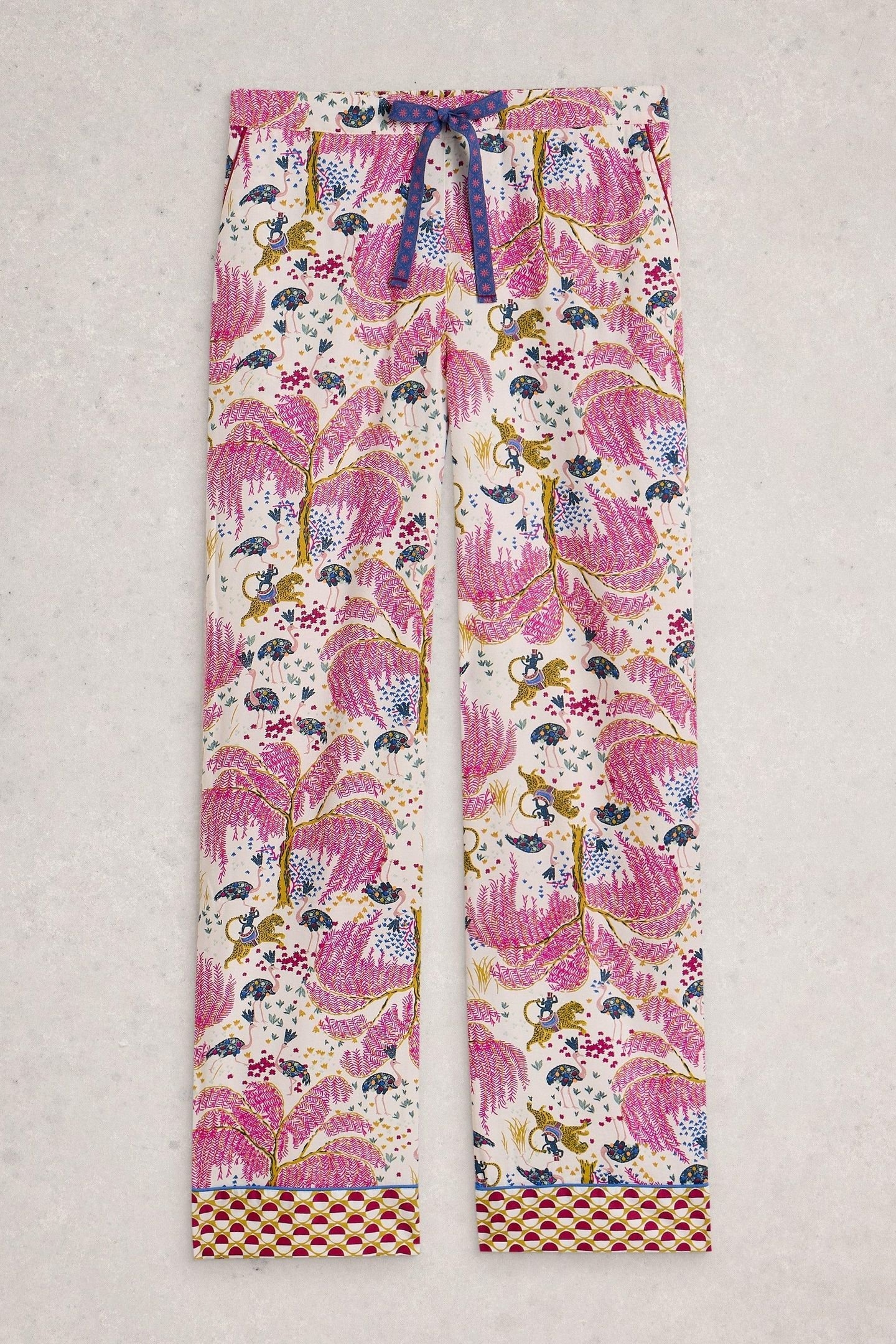 NINA ORGANIC PJ BOTTOM NATURAL PRINT 2