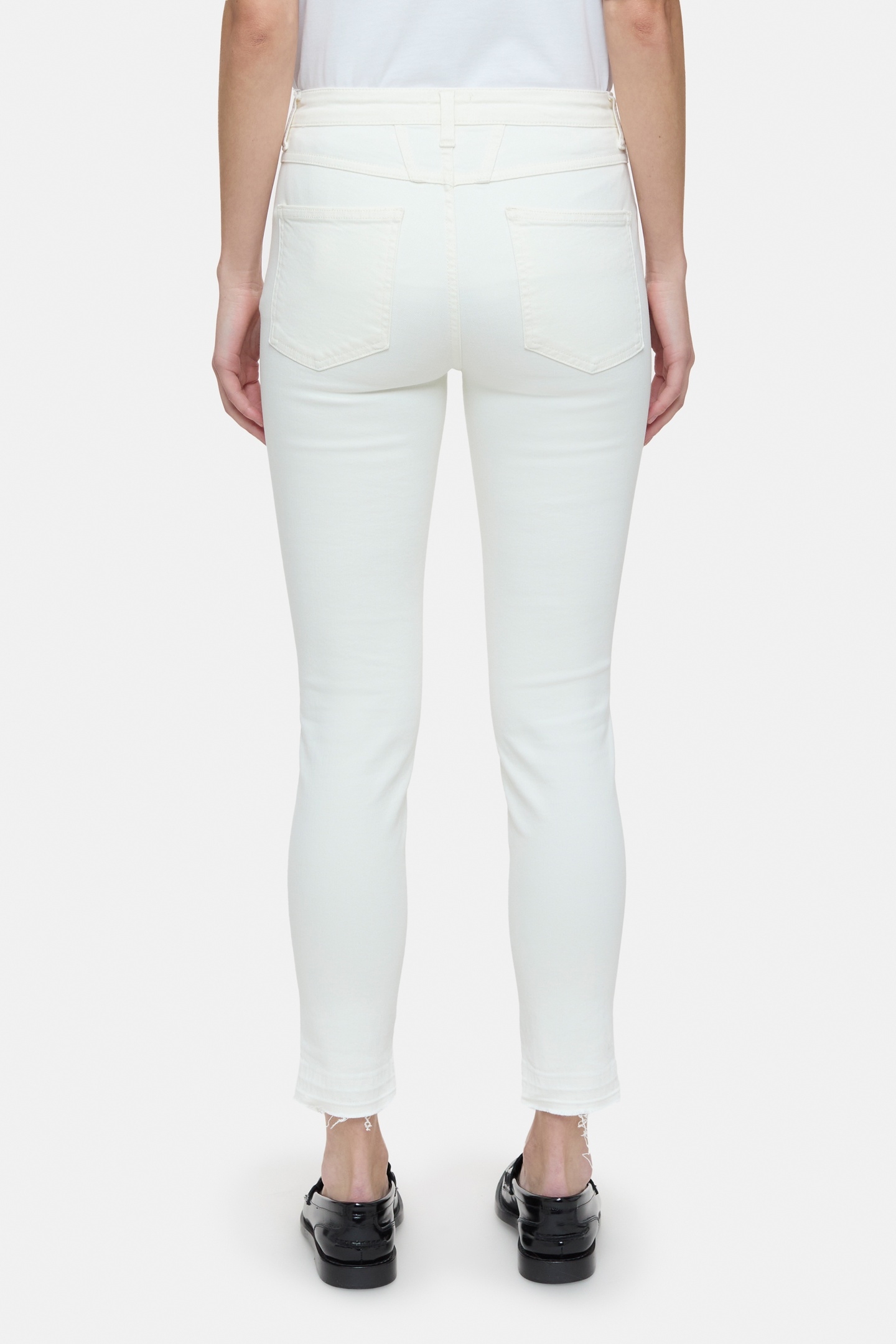 SKINNY PUSHER JEANS IVORY 3