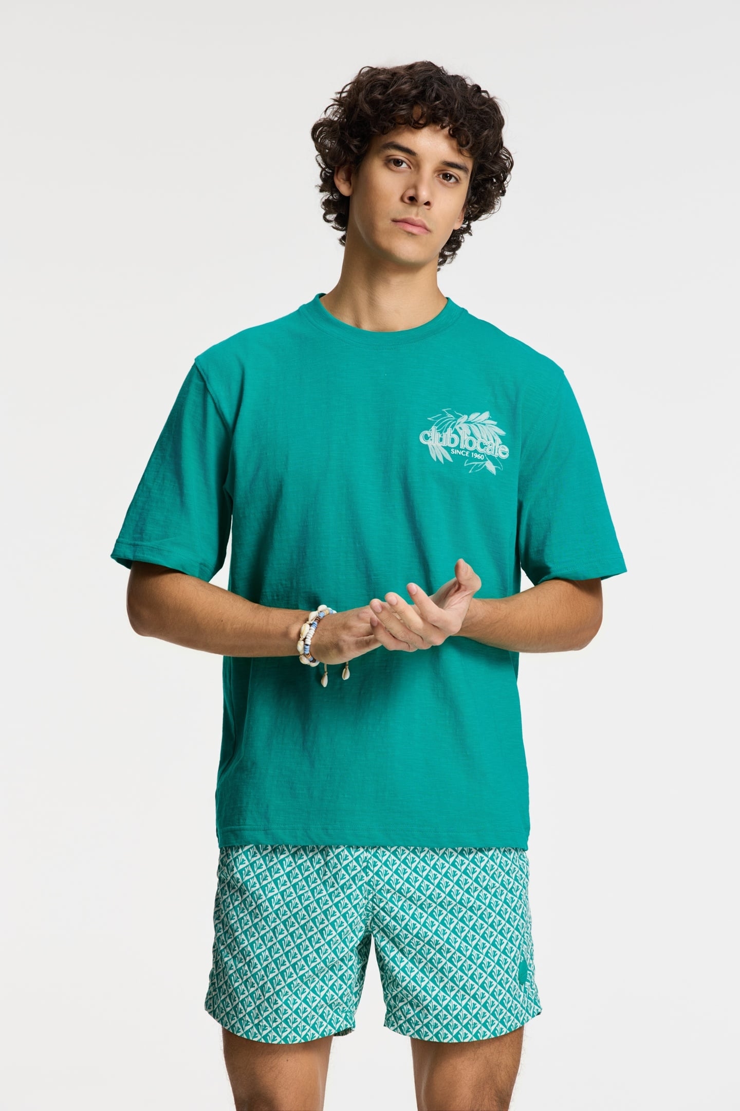 FINN RELAXED T-SHIRT CLUB LOCALE BLUE LAGOON 3