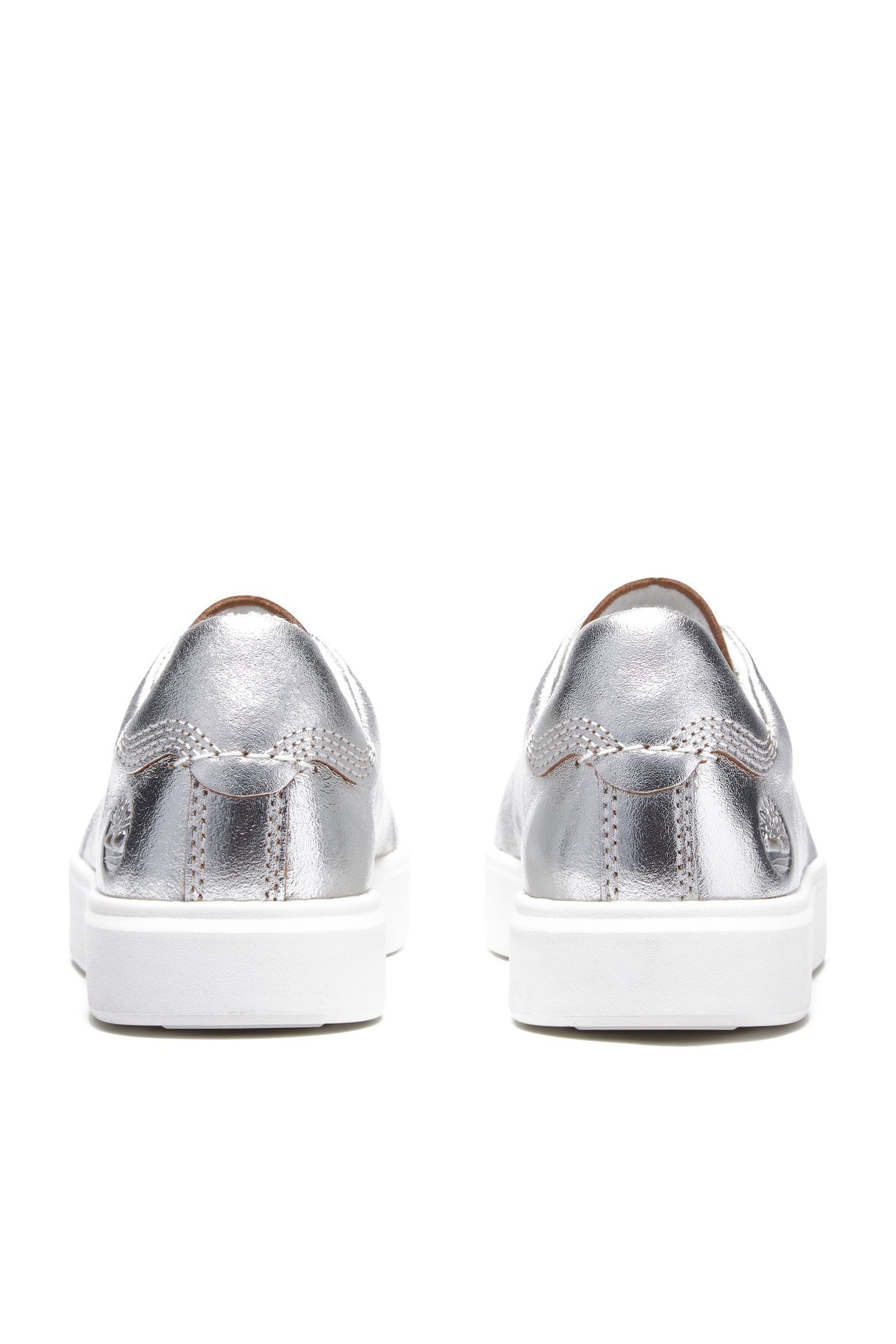 EMERSON STREET LOW LACE UP SNEAKER SILVER METALLIC 7