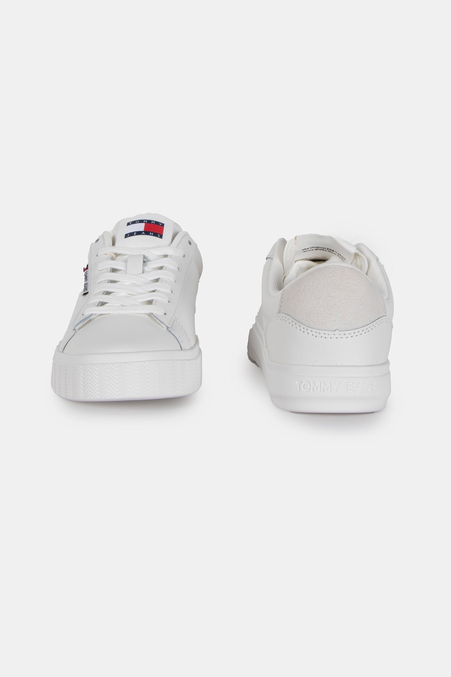 LEATHER CUPSOLE SNEAKER ECRU 2