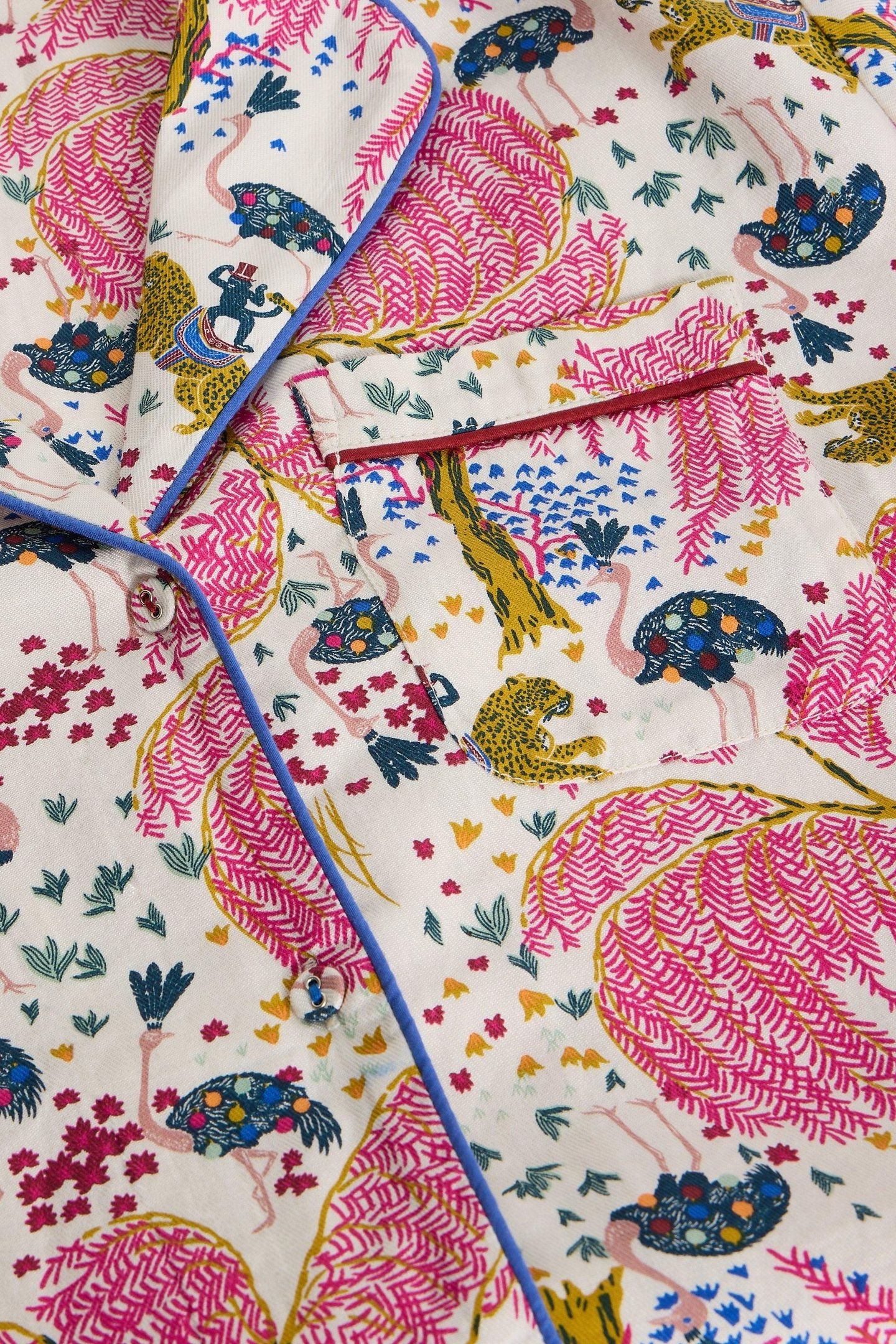 NINA ORGANIC PJ SHIRT NATURAL PRINT 4