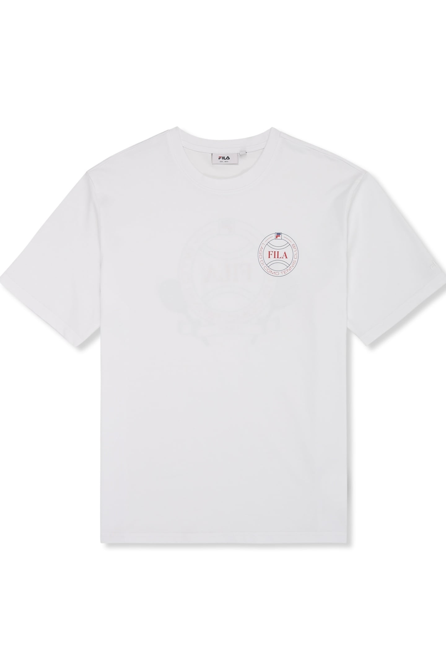 PARELLA LOOSE GRAPHIC T-SHIRT BRIGHT WHITE 5
