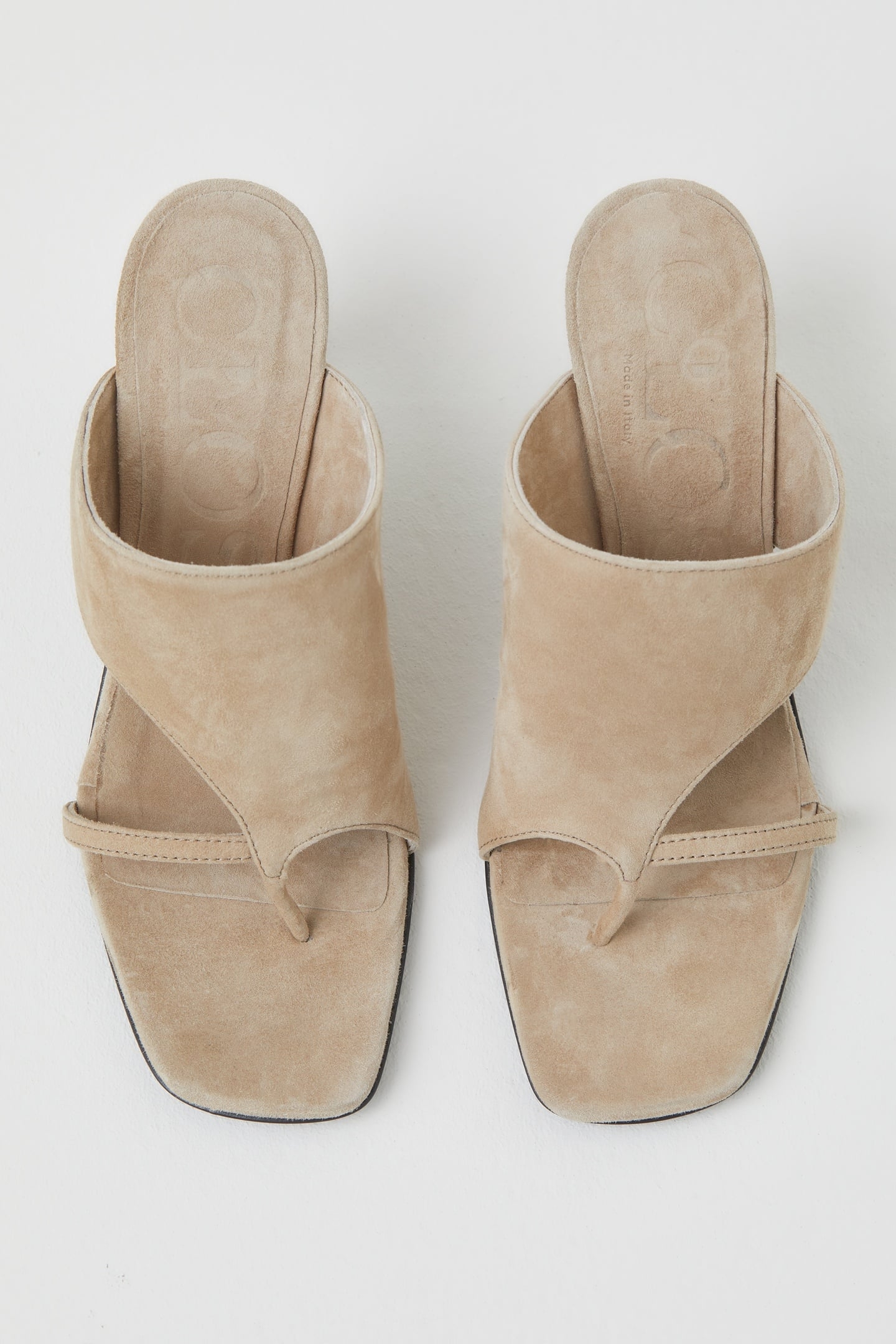 MULE SHOES PLASTER BEIGE 1