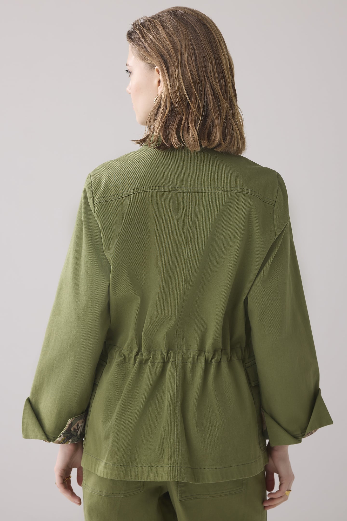 JACKET COTTON STRETCH COMBAT GREEN 3