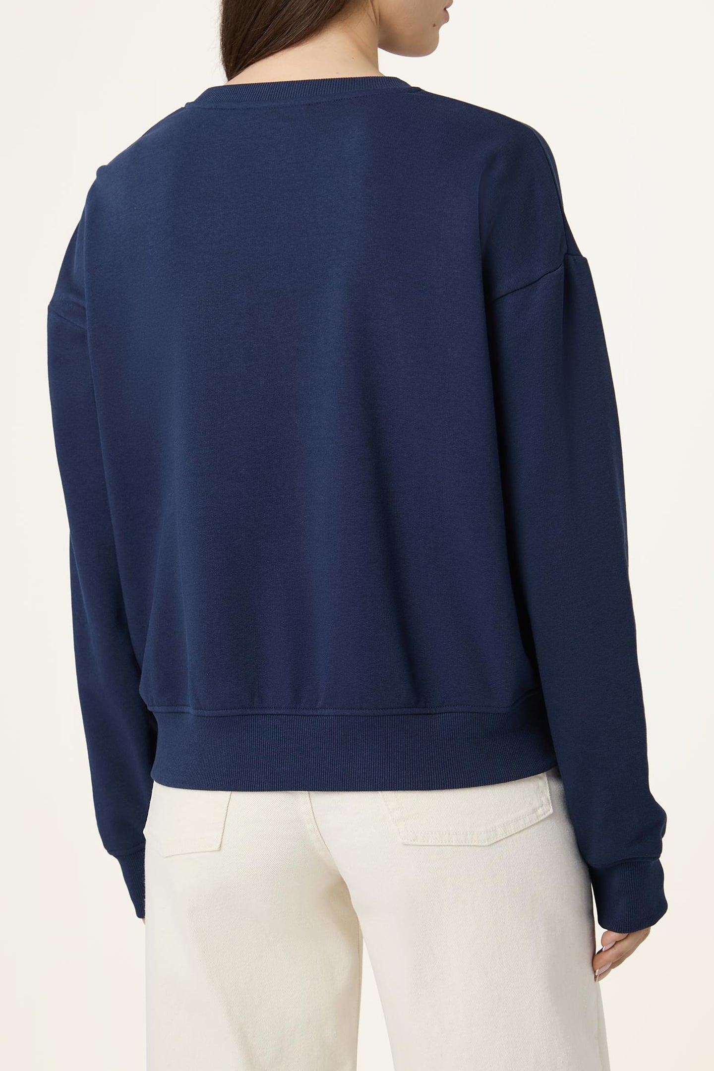 PARELLA RELAXED GRAPHIC CREWNECK SWEATSHIRT BLACK IRIS 3