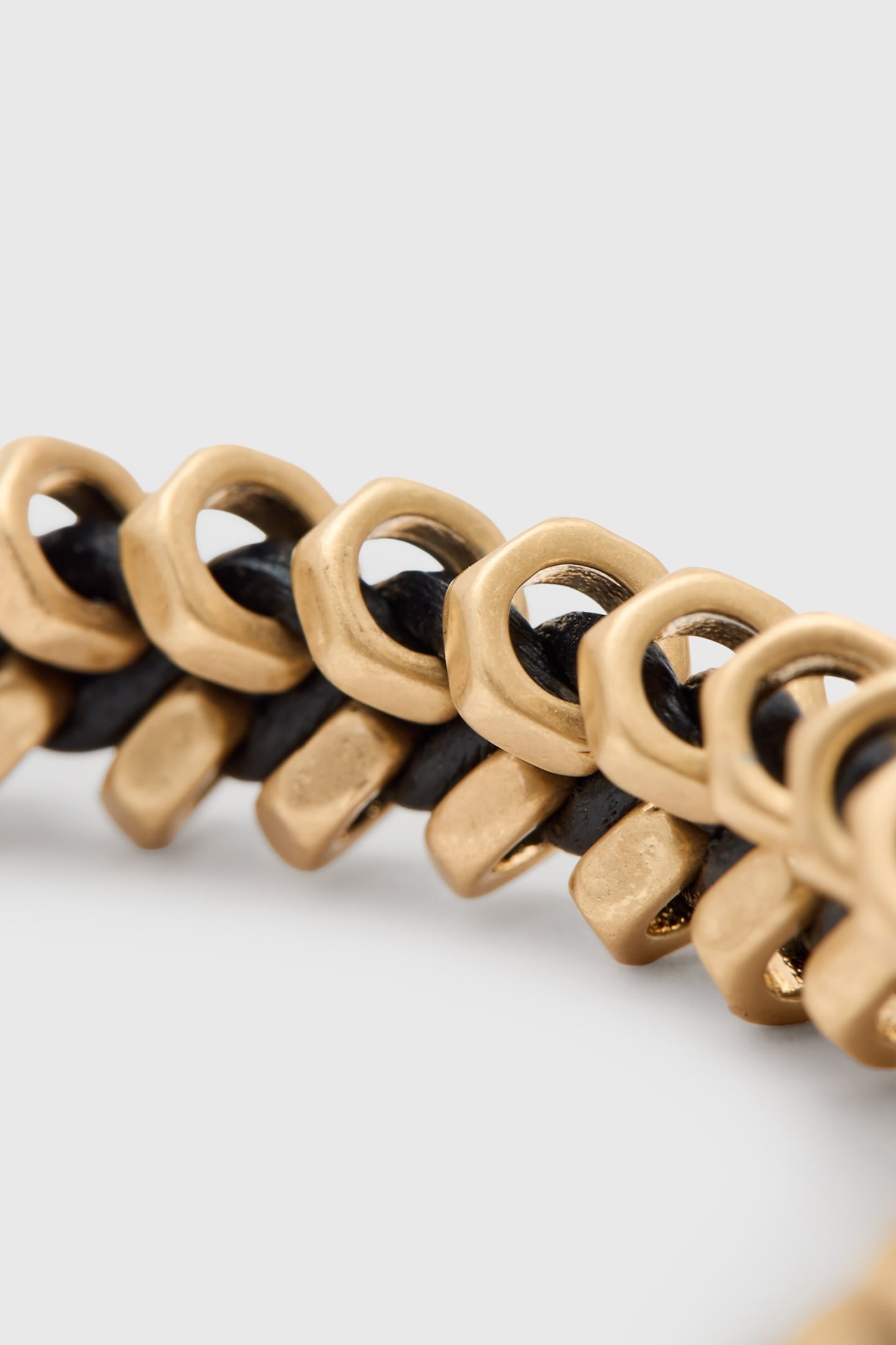 VALERIA BRACELET BLACK/WARM BRASS 5