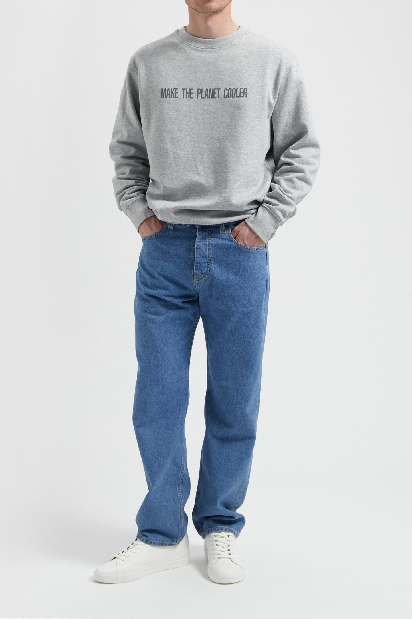 TY SWEATSHIRT HEATHER GREY 1